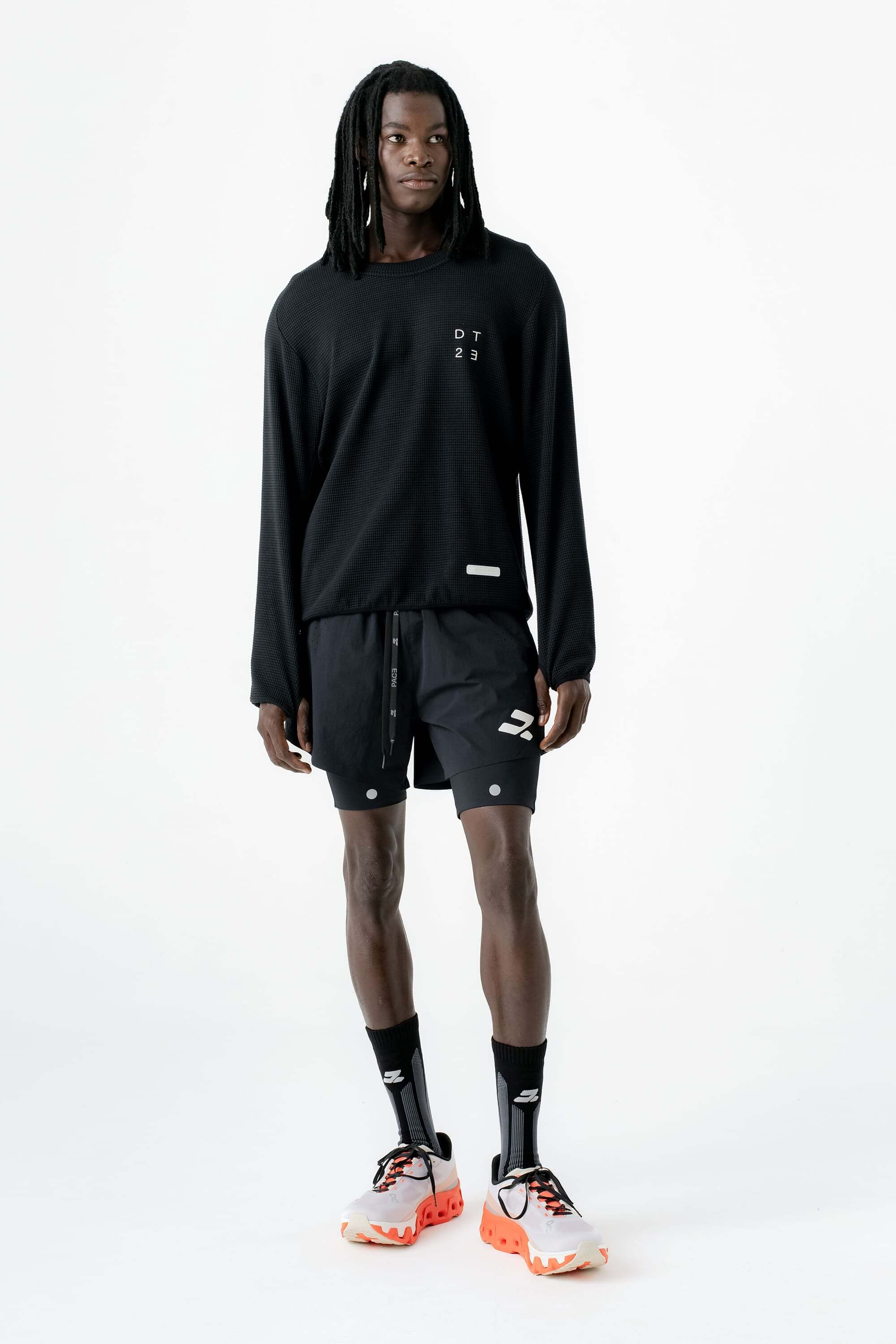Camiseta DT2 Thermo Waffle High Tech Longsleeve (Black)