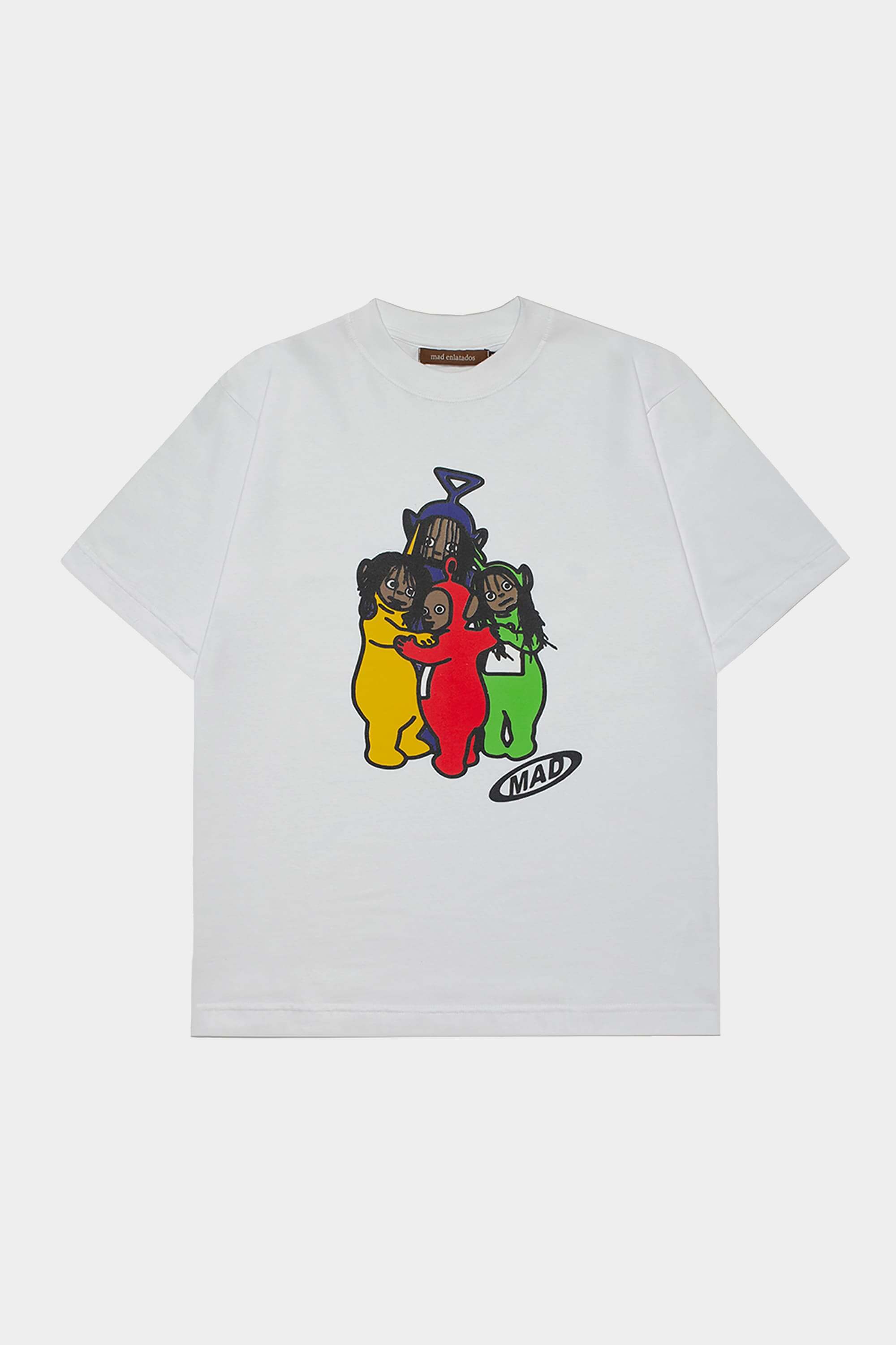 MADGIRL MADPUNK Tシャツ あみあみ Camiseta Mad Enlatados Keef Tubies (White)