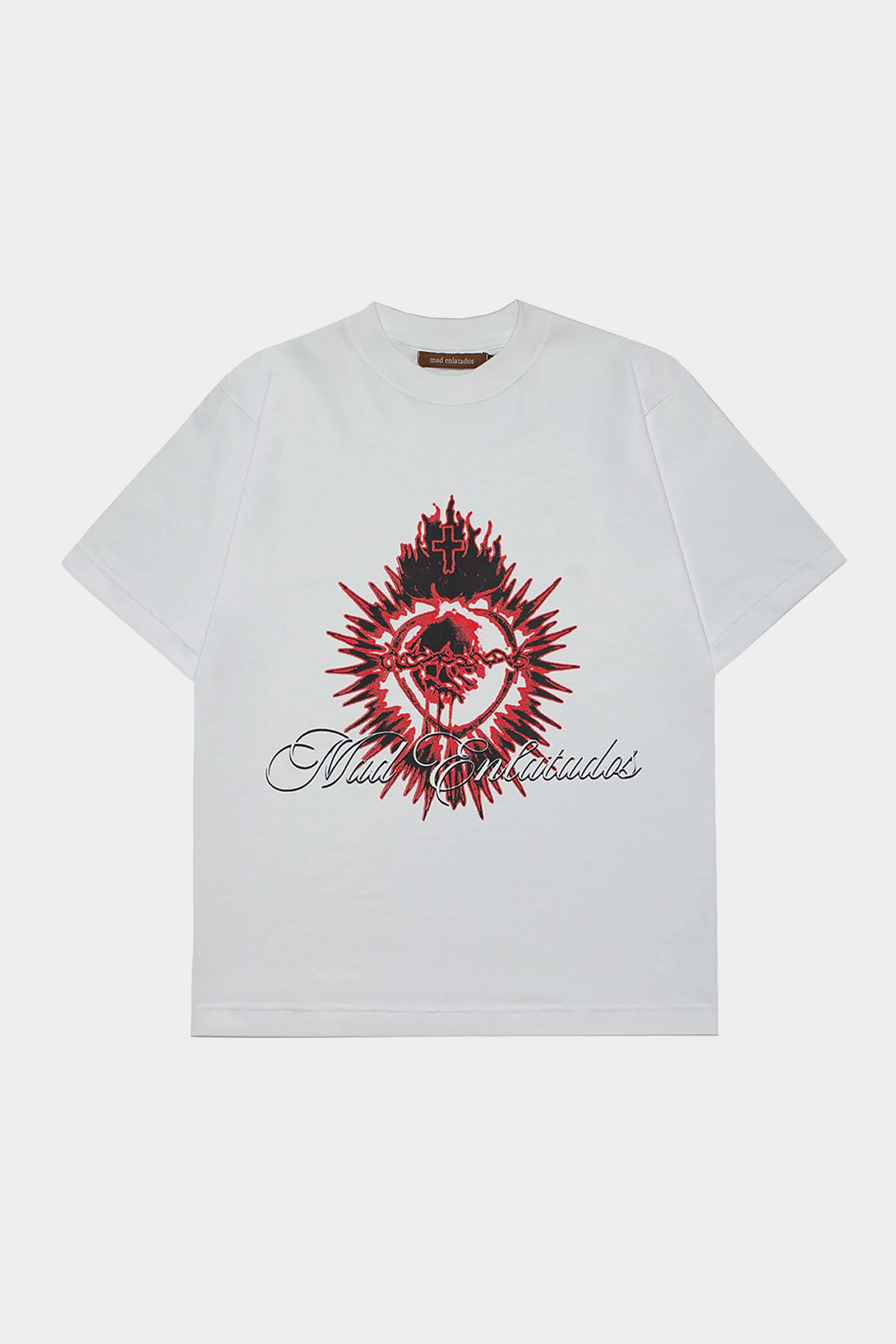 MADGIRL MADPUNK Tシャツ あみあみ Camiseta Mad Enlatados Keef Tubies (White)
