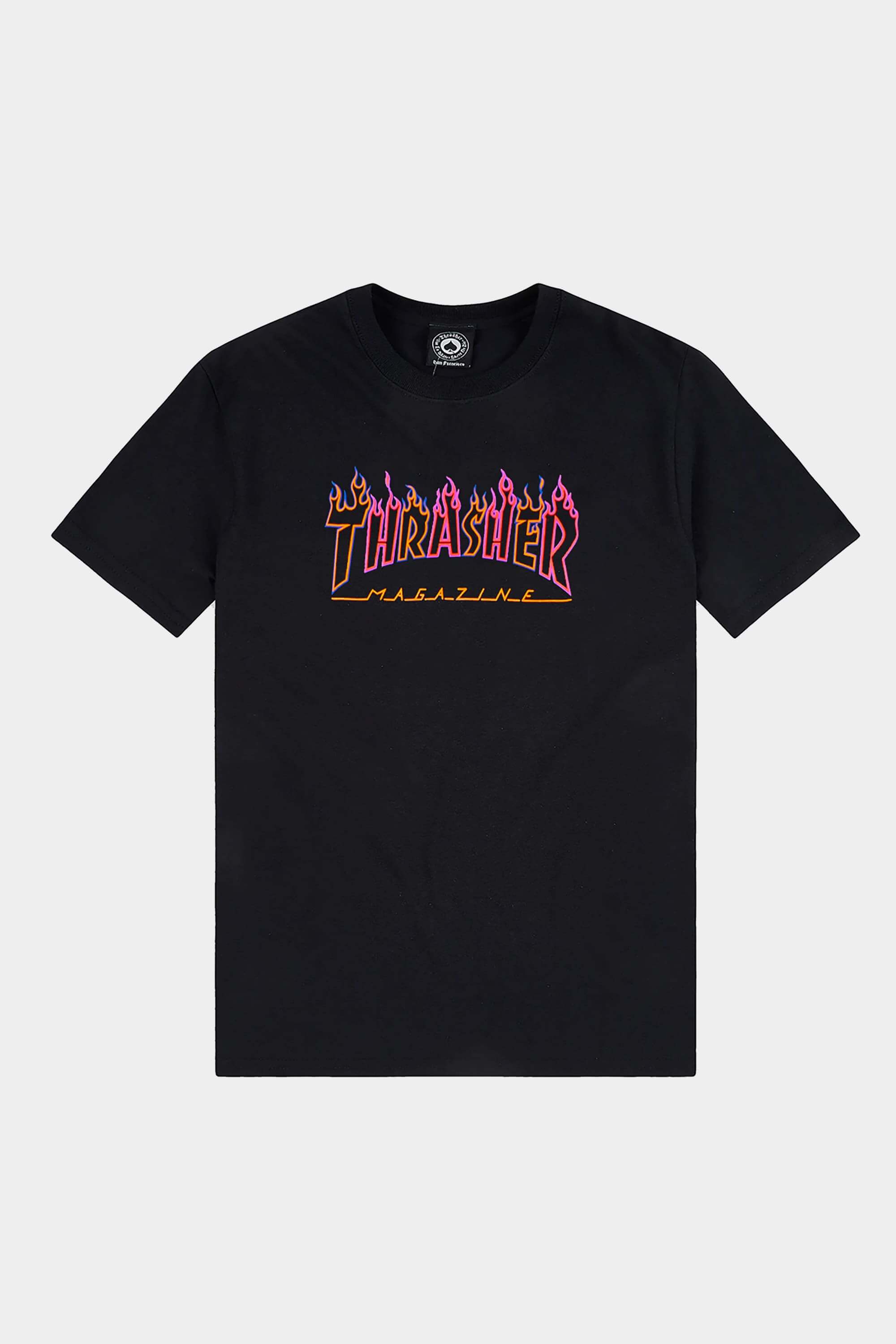 Thrasher Bambino Maglia Nera Thrasher T Shirt Thrasher Grigia Top