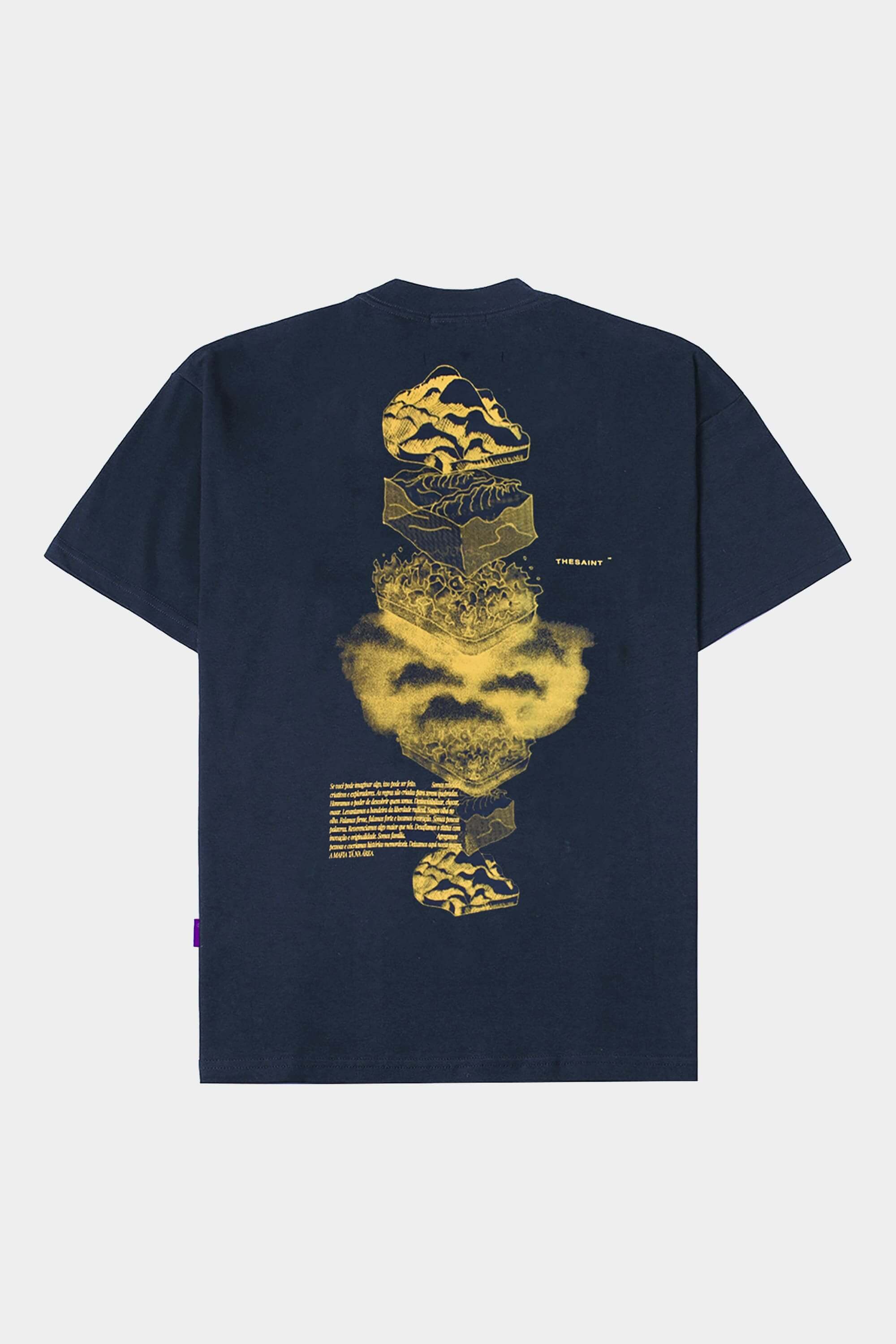 Camiseta TheSaint Dimensions Boxy (Navy)