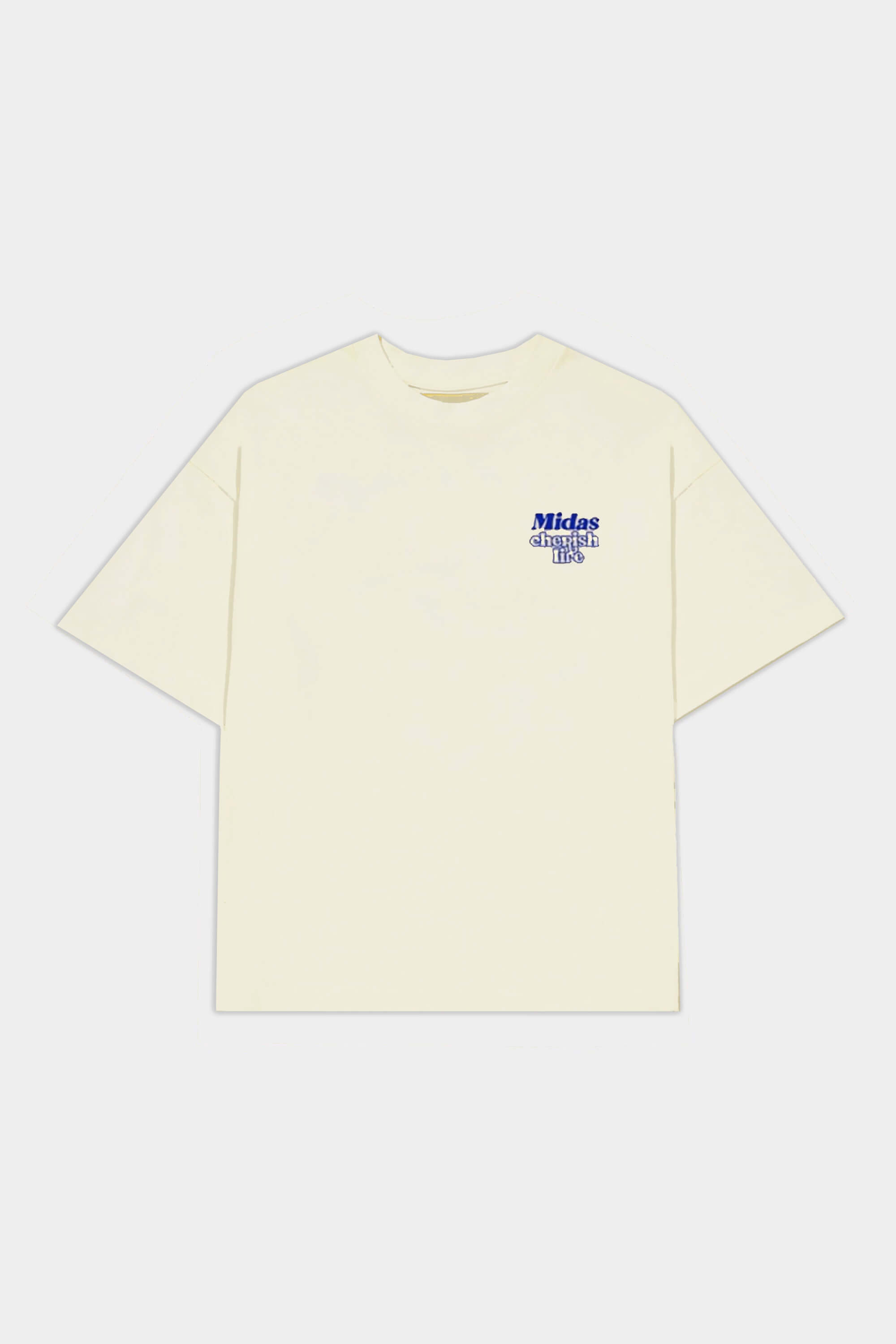 Camiseta Midas Touch Cherish Life Oversized (Off White)