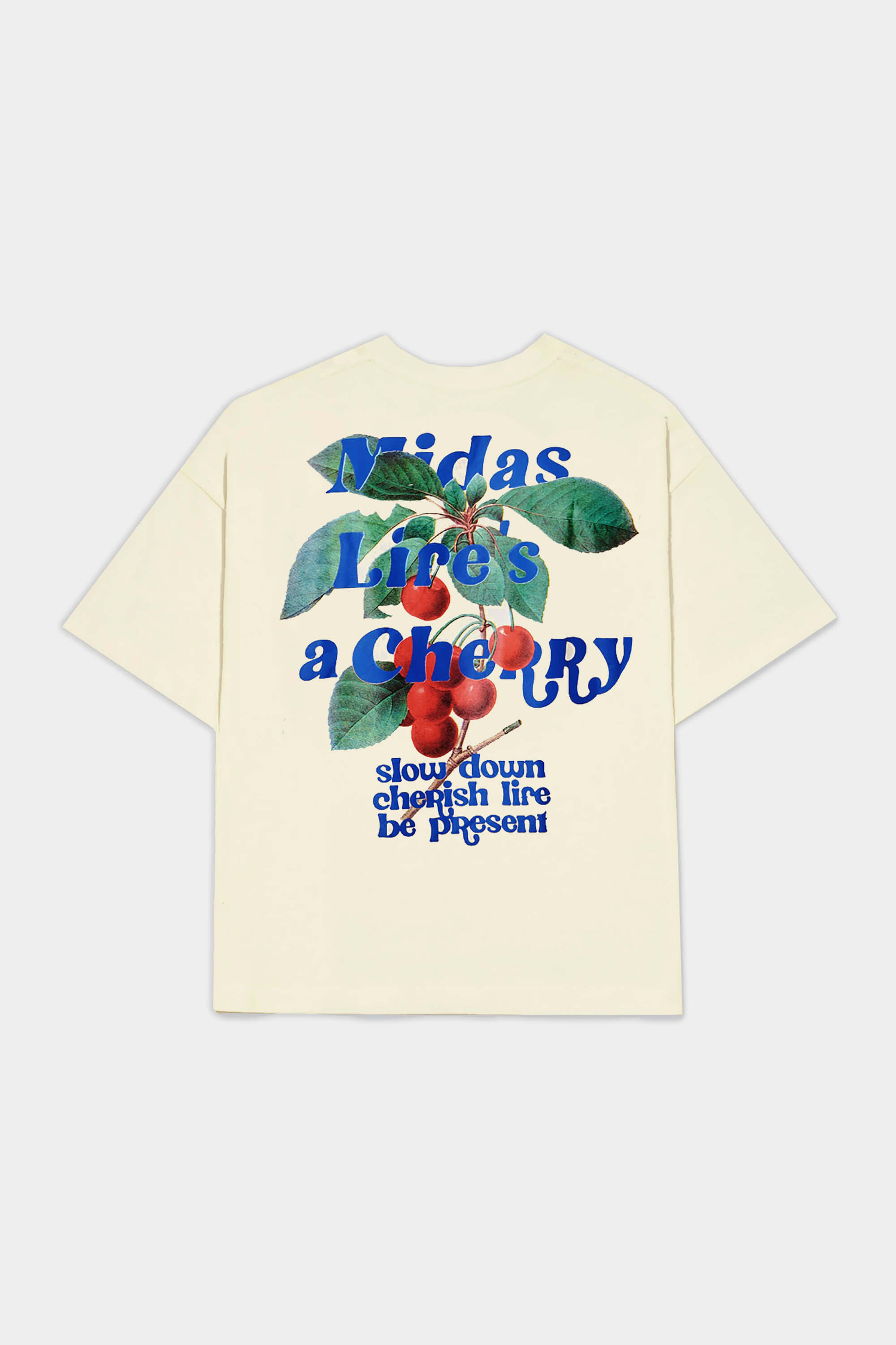 Camiseta Midas Touch Cherish Life Oversized (Off White)