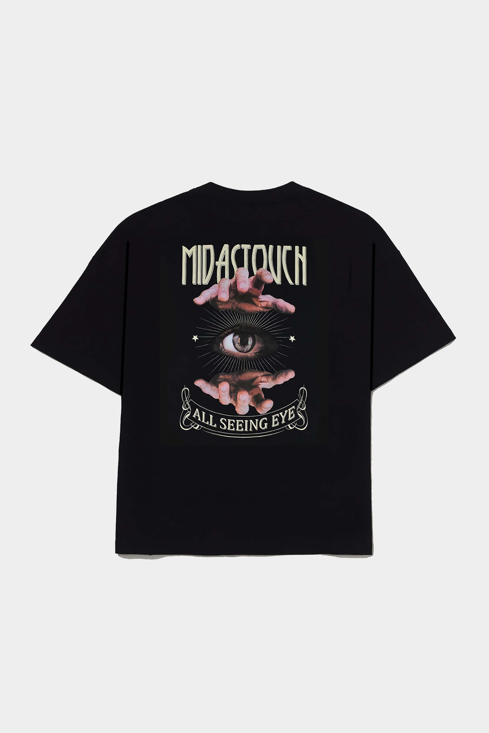 Camiseta Midas Touch All Seeing Eye Oversized (Black)
