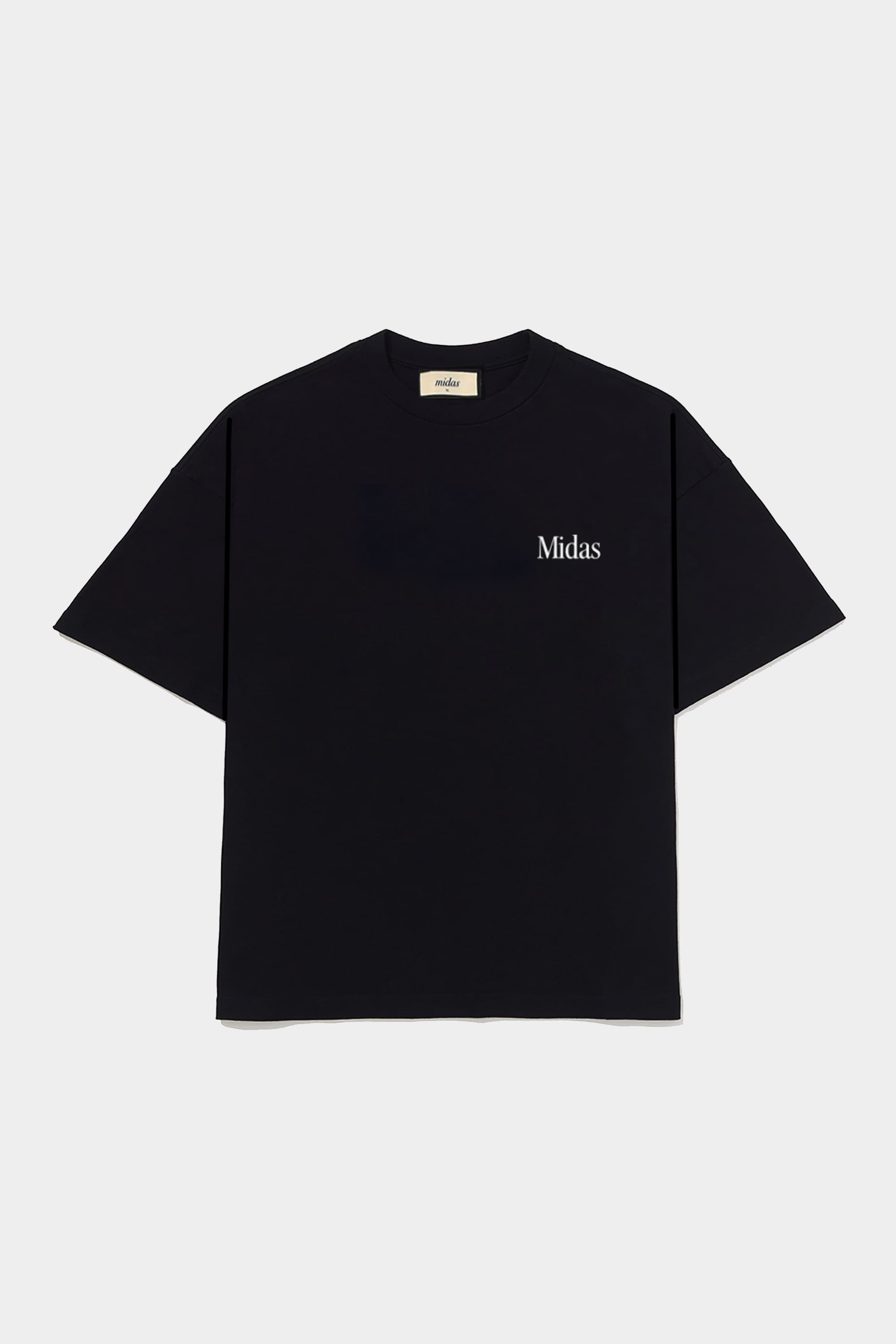 Camiseta Midas Touch Clips Oversized (Black)