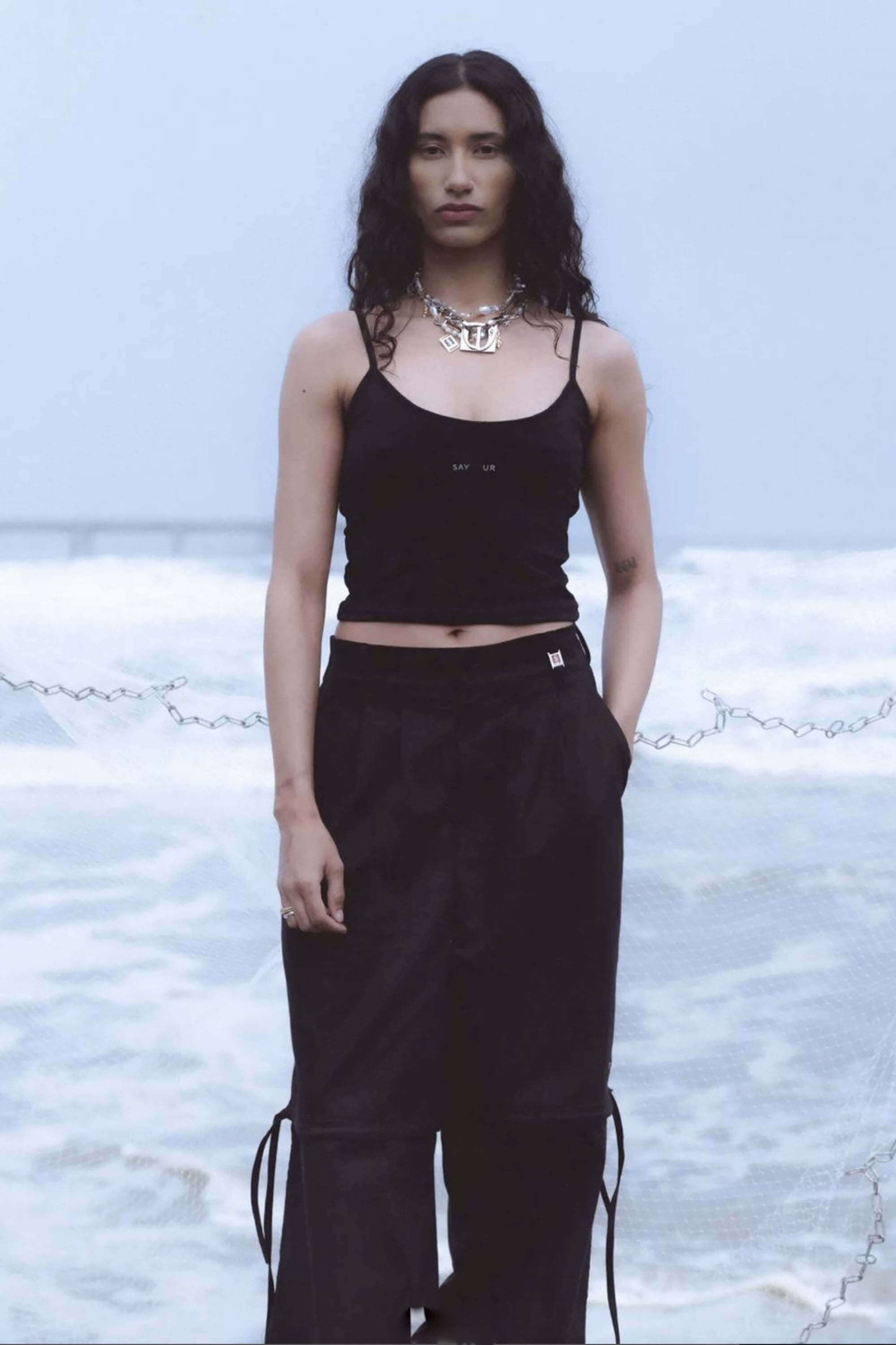 Tank Top Say Ur Basic (Black)