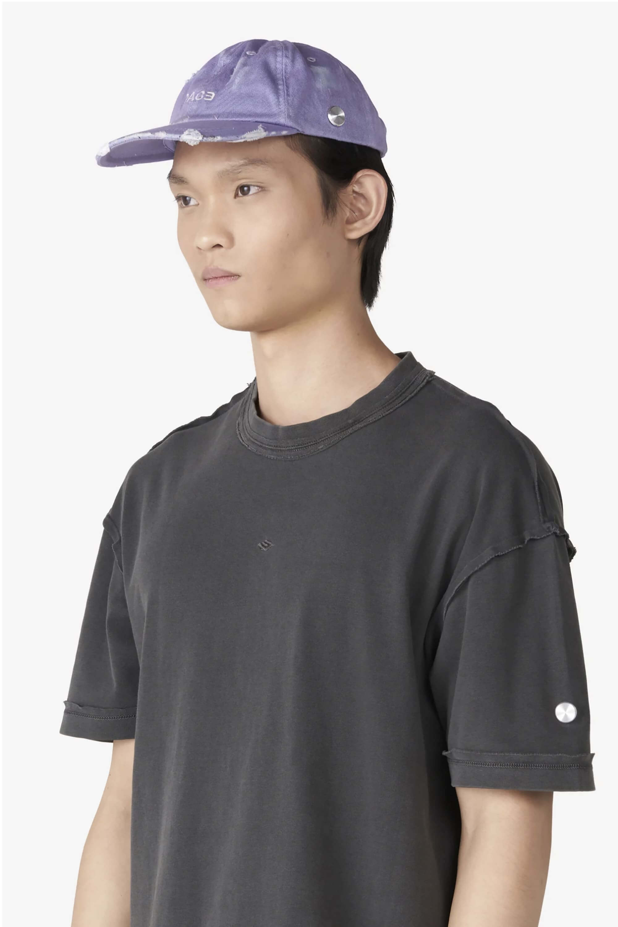Bone PACE 6 Panel Vintage Cap (Lilac)
