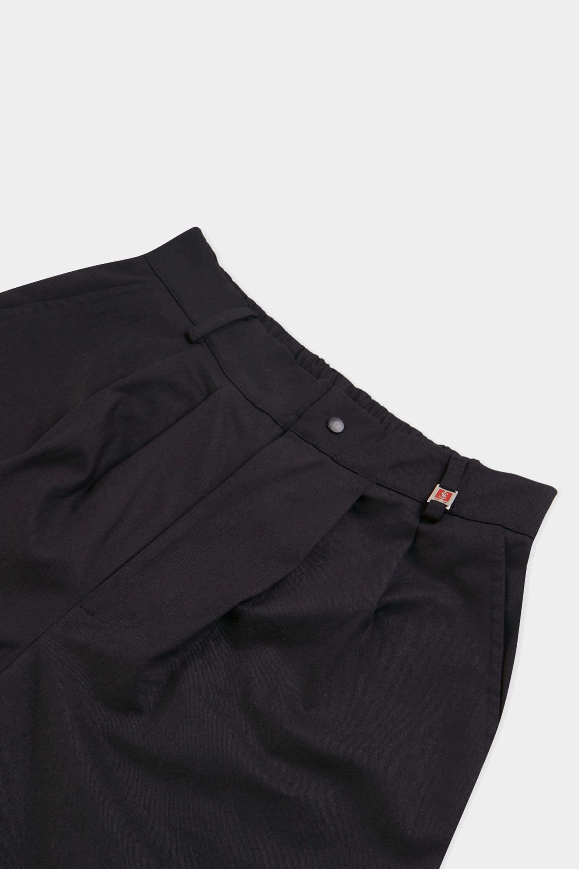 PRY シュウト Drawstring Sarouel Zip Pants 黒0 Drawstring Sarouel Zip Pants【BLACK】 – PRY