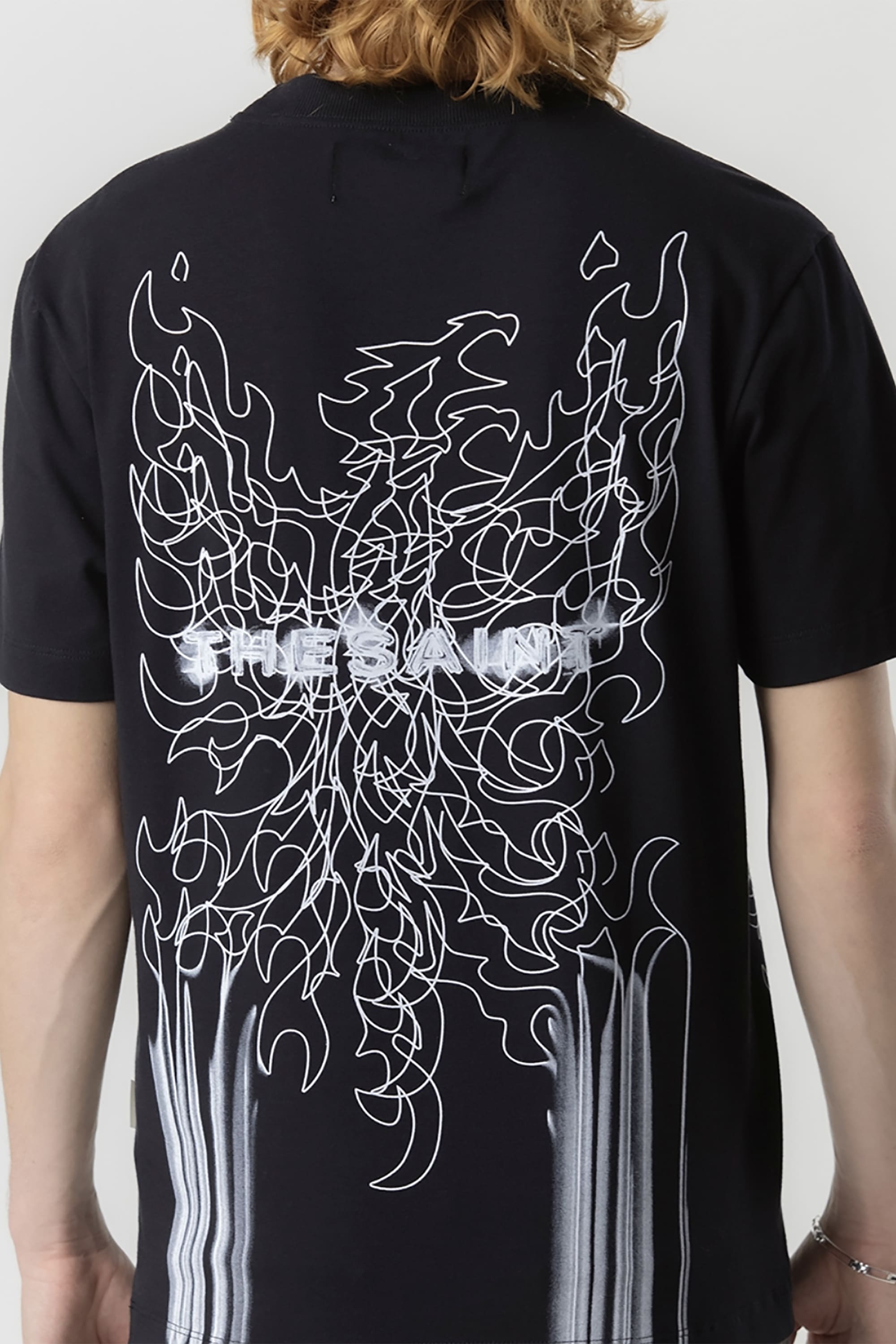 Camiseta TheSaint Confort Dissolved Flame (Black)