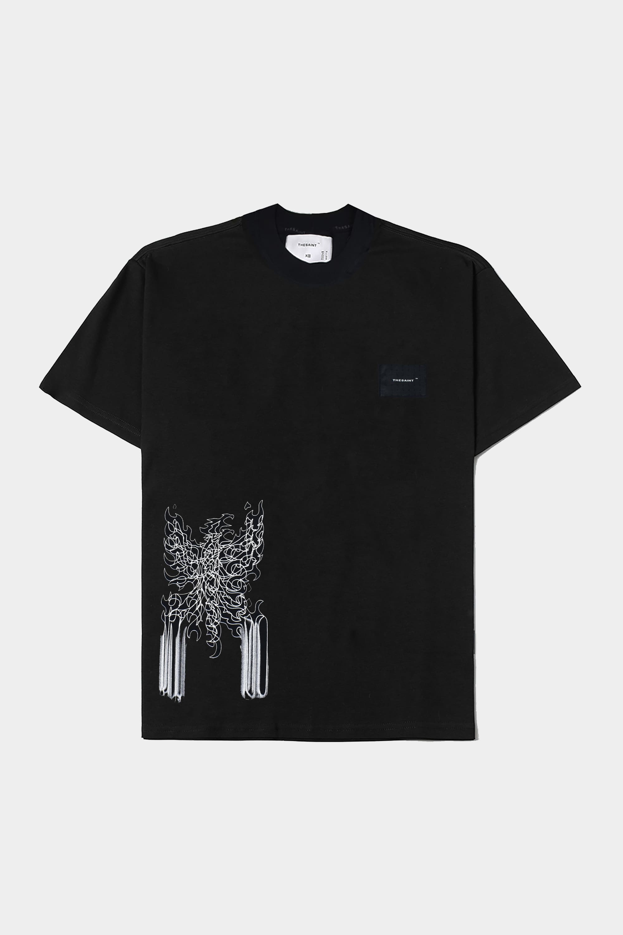 Camiseta TheSaint Confort Dissolved Flame (Black)