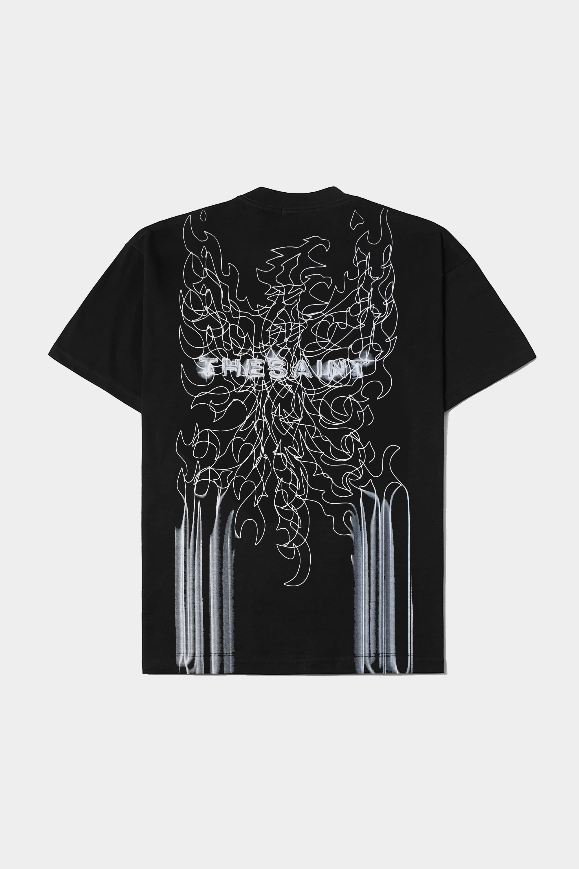 Camiseta TheSaint Confort Dissolved Flame (Black)