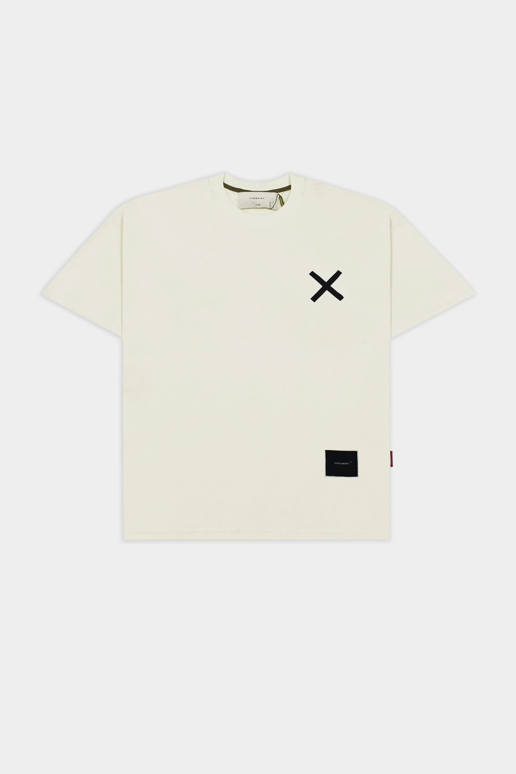 Camiseta TheSaint Wide Boxy Saint Club (Off White)
