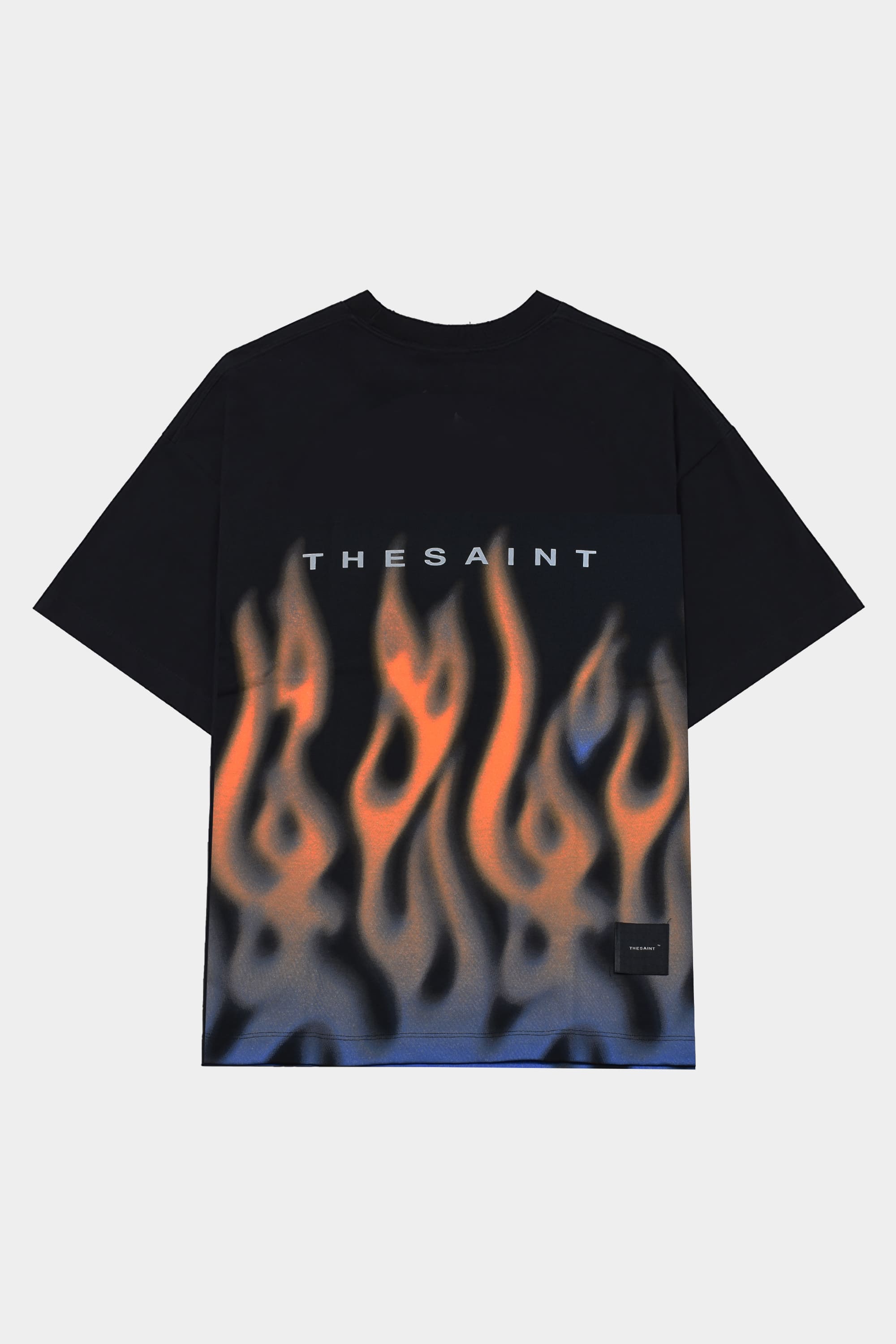 Camiseta TheSaint Oversized Fire Blur (Black)