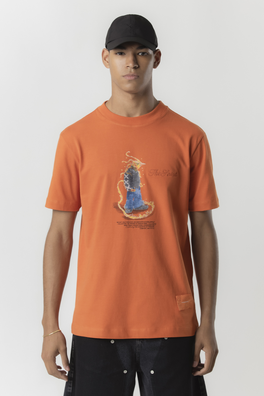 Camiseta TheSaint Confort Mini Phoenix (Orange)