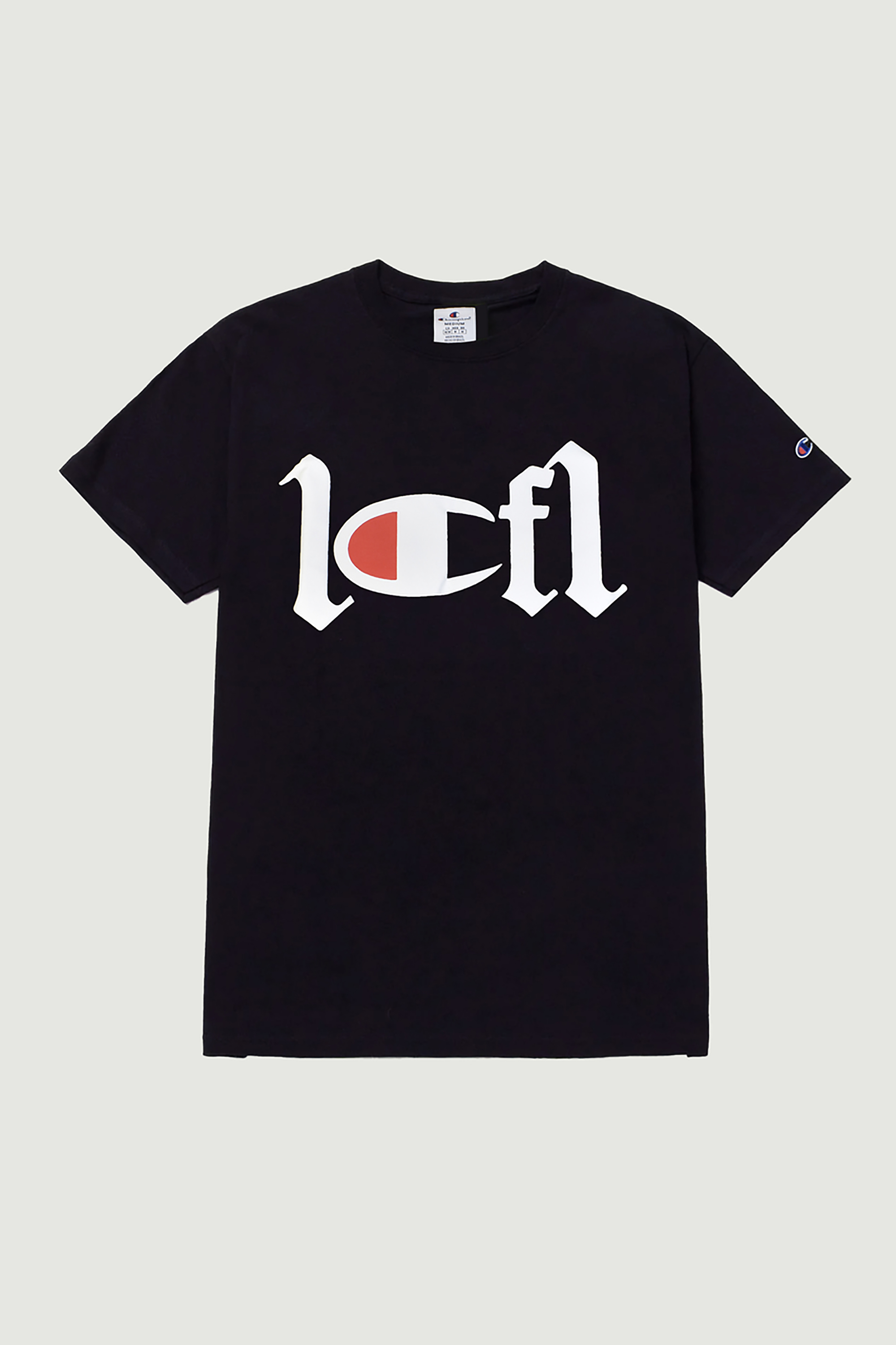 Camiseta Exclusivist (1OF1) X Champion 1CF1 (Black)