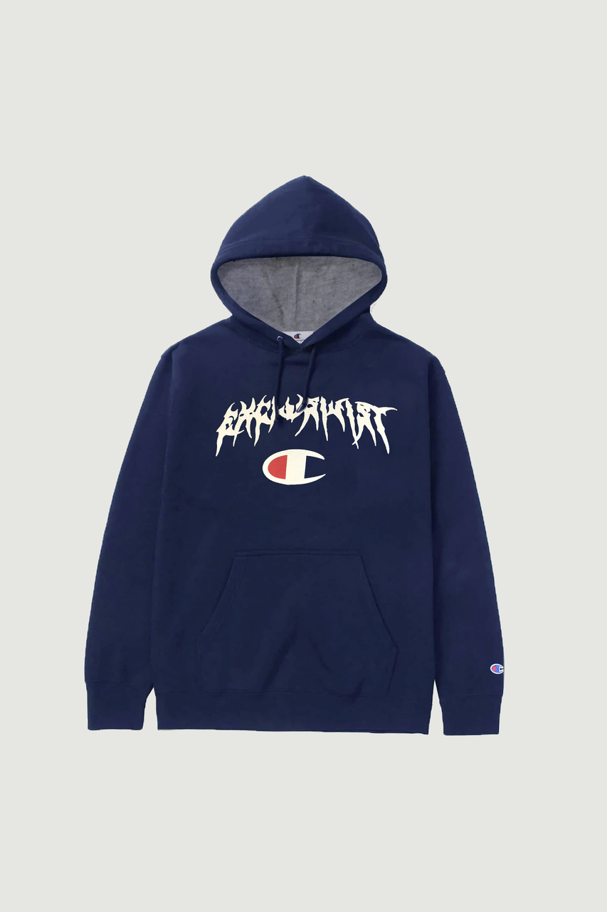 Moletom Exclusivist (1OF1) X Champion Graphic (Athletic Navy)