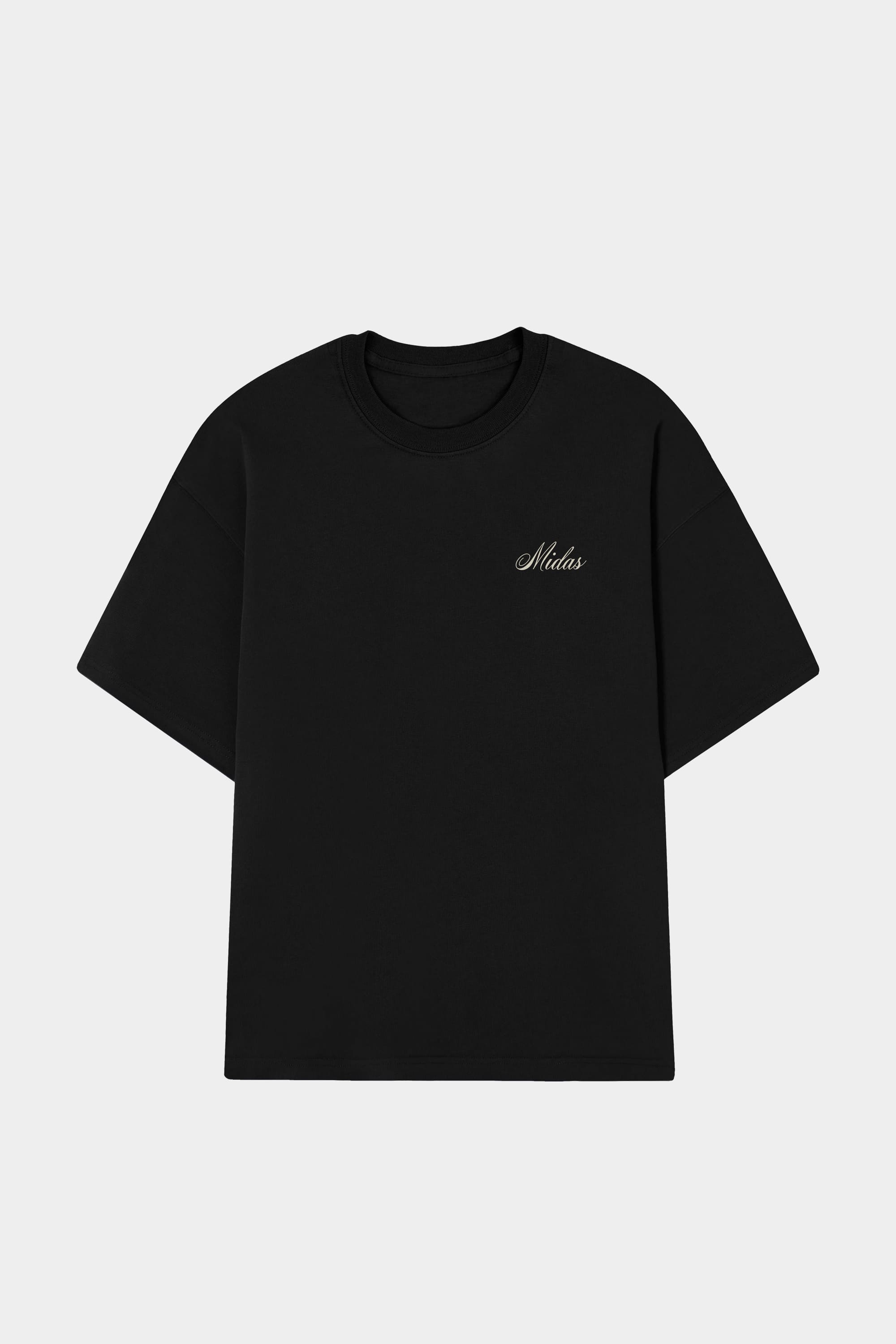 Camiseta Midas Touch Gin Oversized Black - Streetwear com Estética