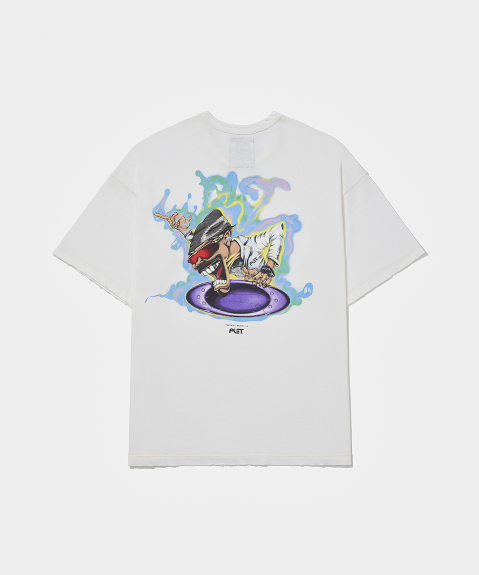 Camiseta PIET x Oakley Mad Science Bone White - Colaboração