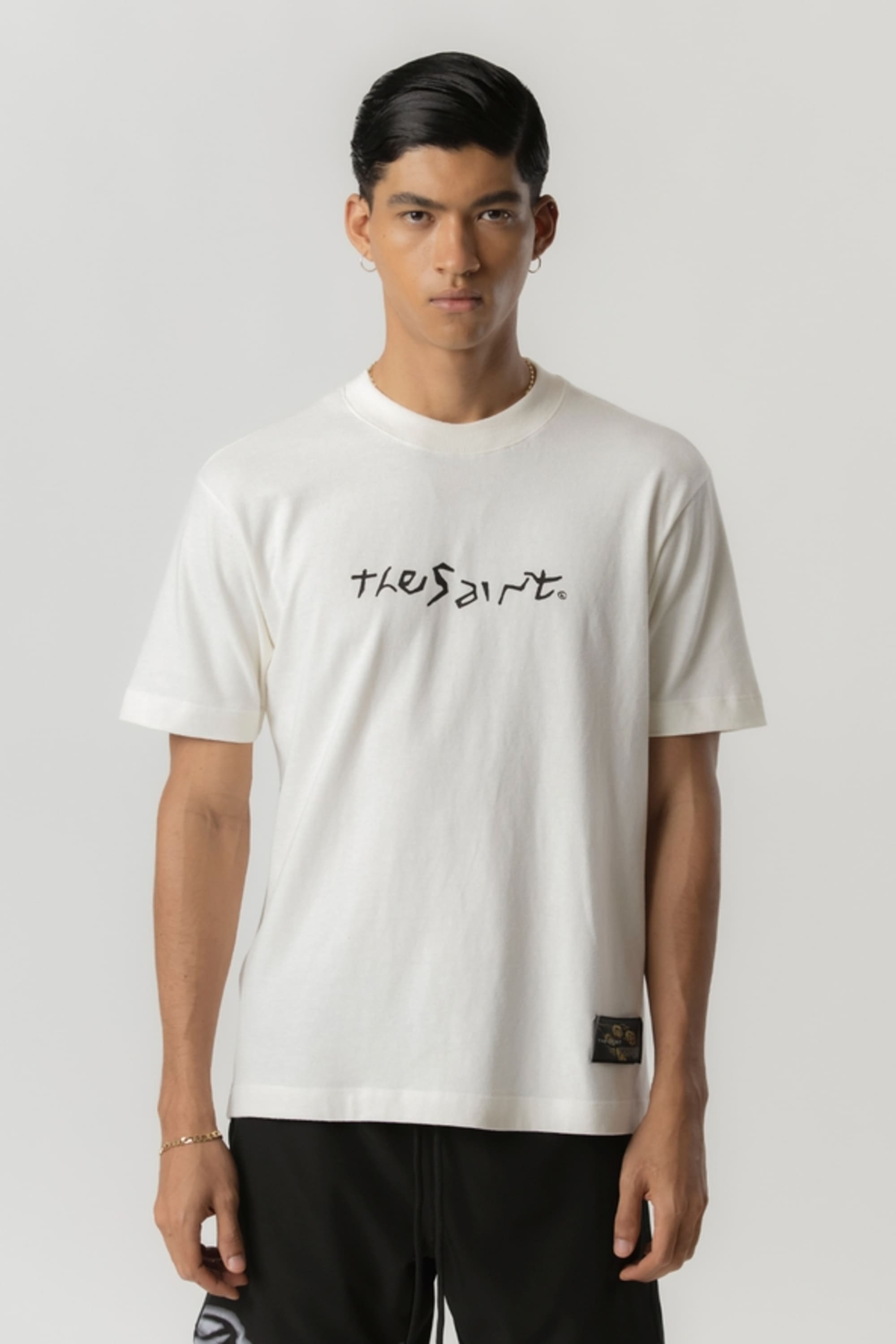 Camiseta TheSaint Comfort Logo Mania Off White - Streetwear