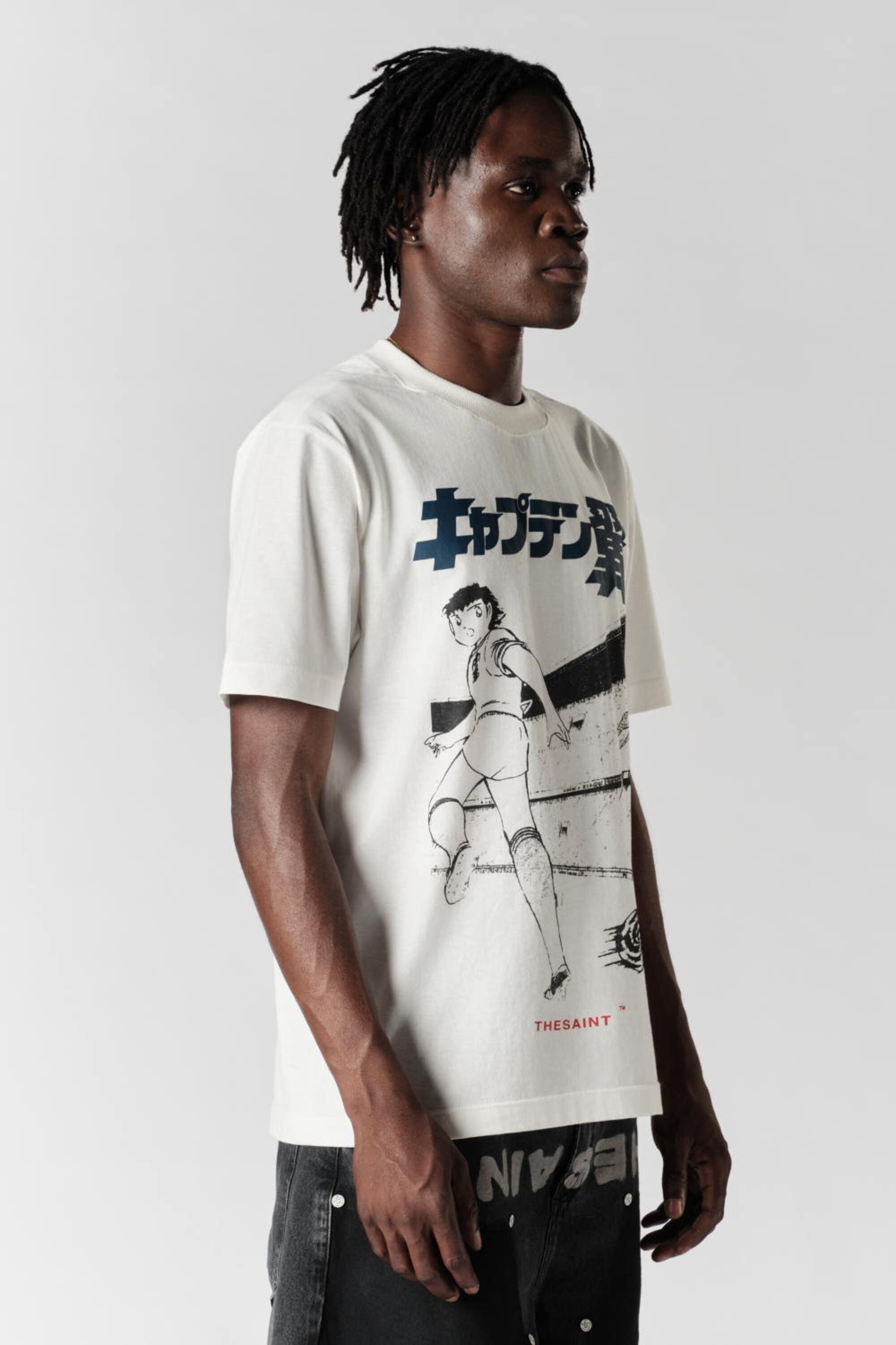 Camiseta TheSaint x Tsubasa Comfort O.Tsubasa FTX Off White