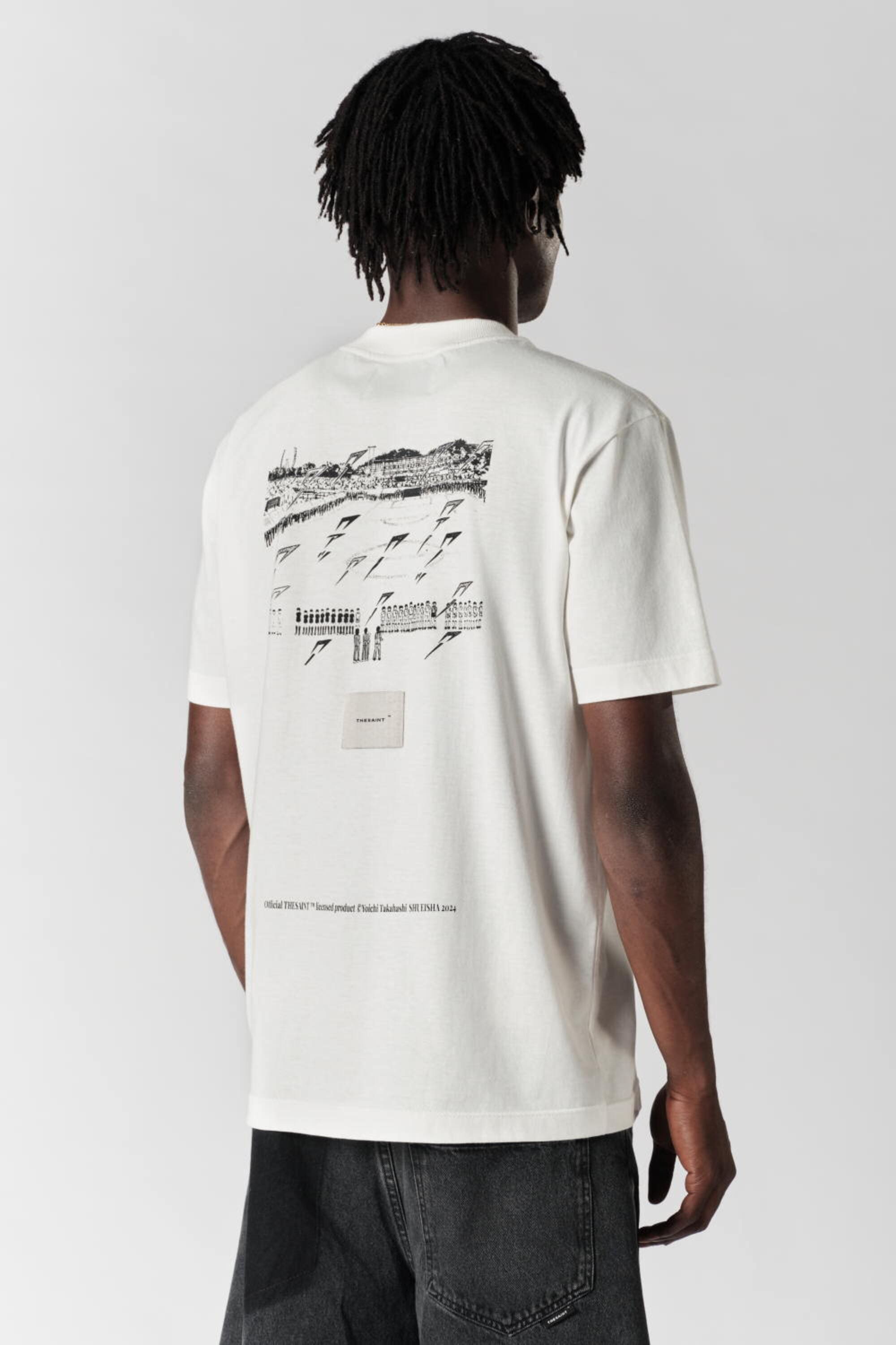 Camiseta TheSaint x Tsubasa Comfort O.Tsubasa FTX Off White