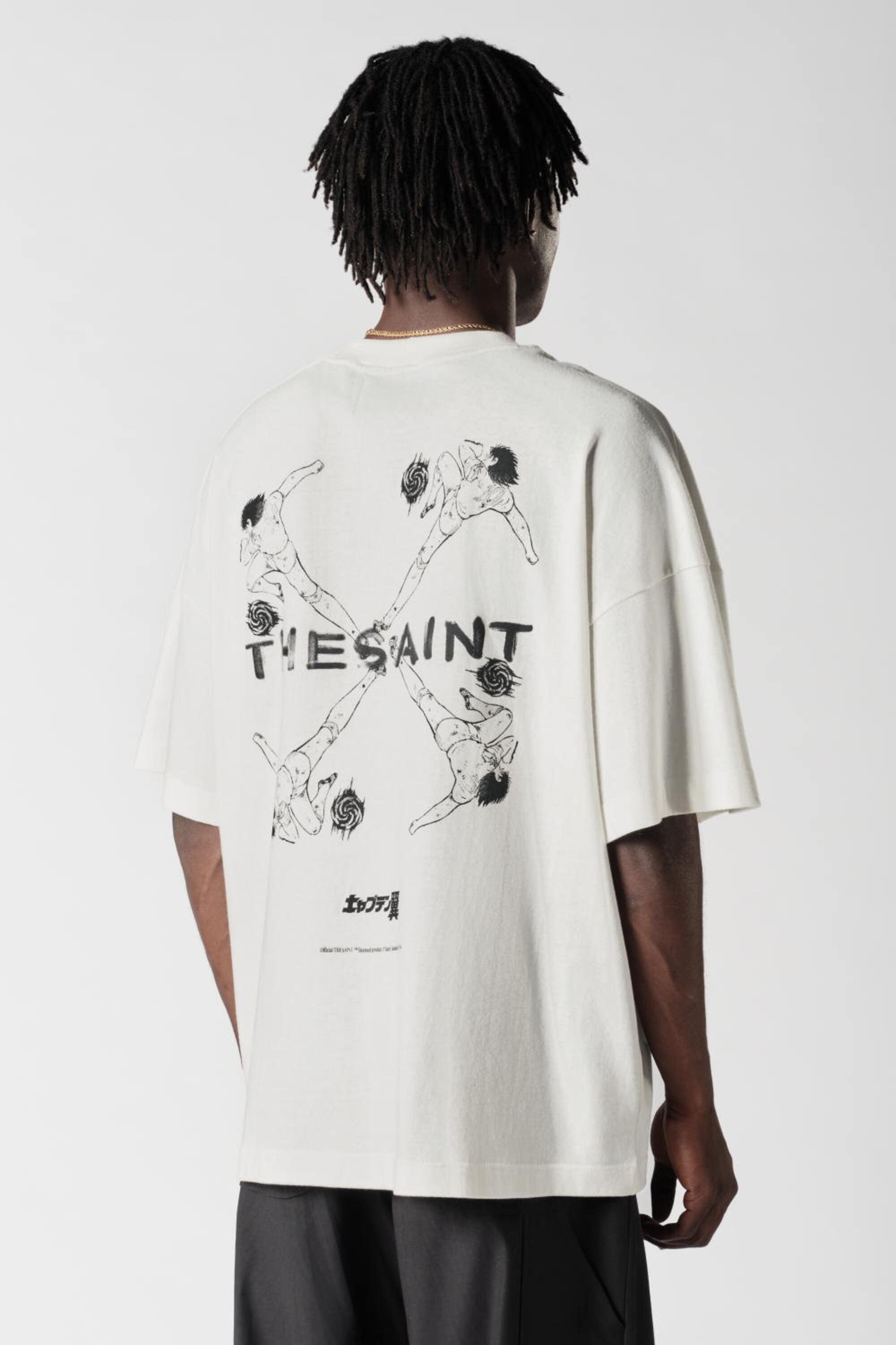 Camiseta TheSaint x Tsubasa Oversized Chapter 80 X Off White