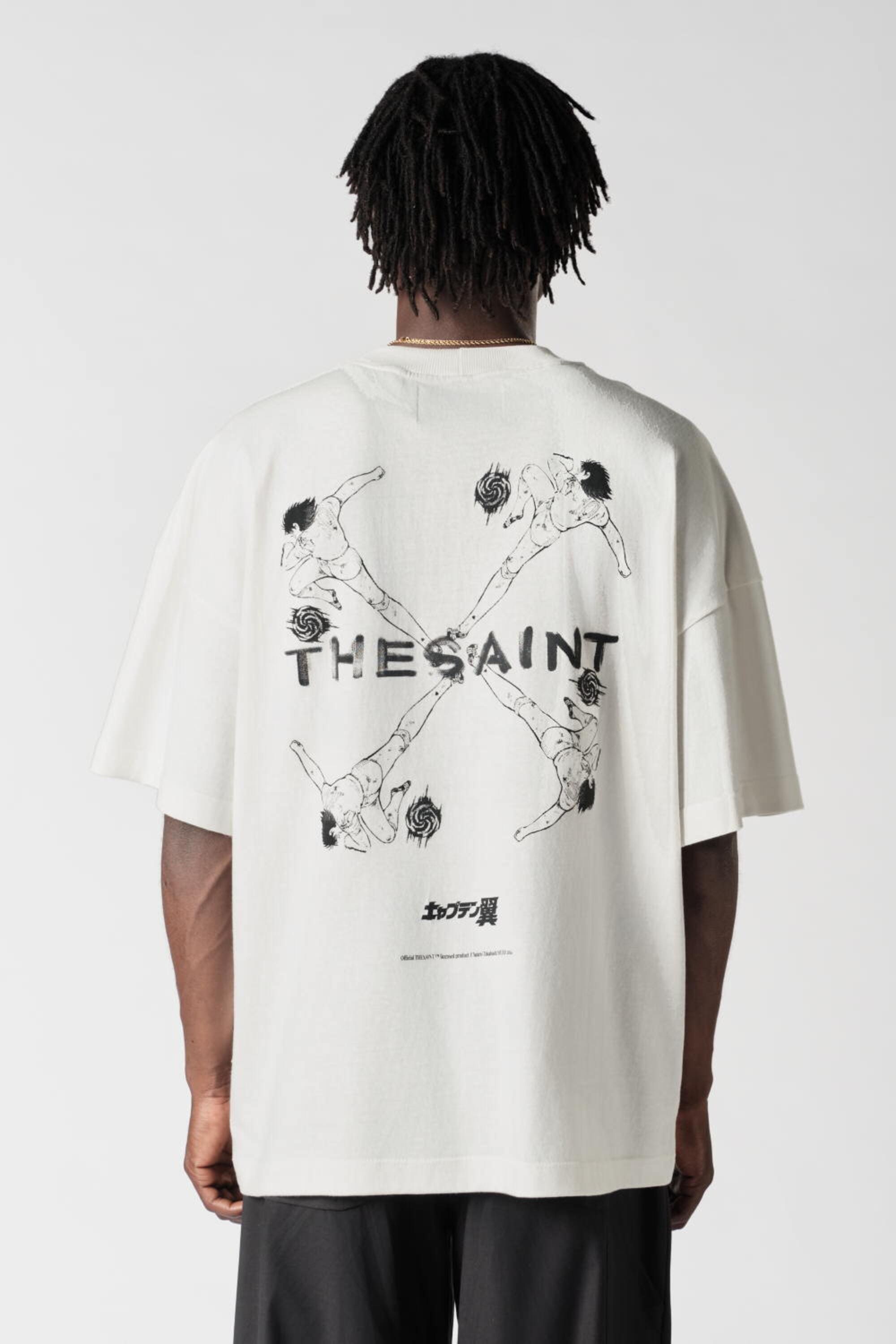 Camiseta TheSaint x Tsubasa Oversized Chapter 80 X Off White