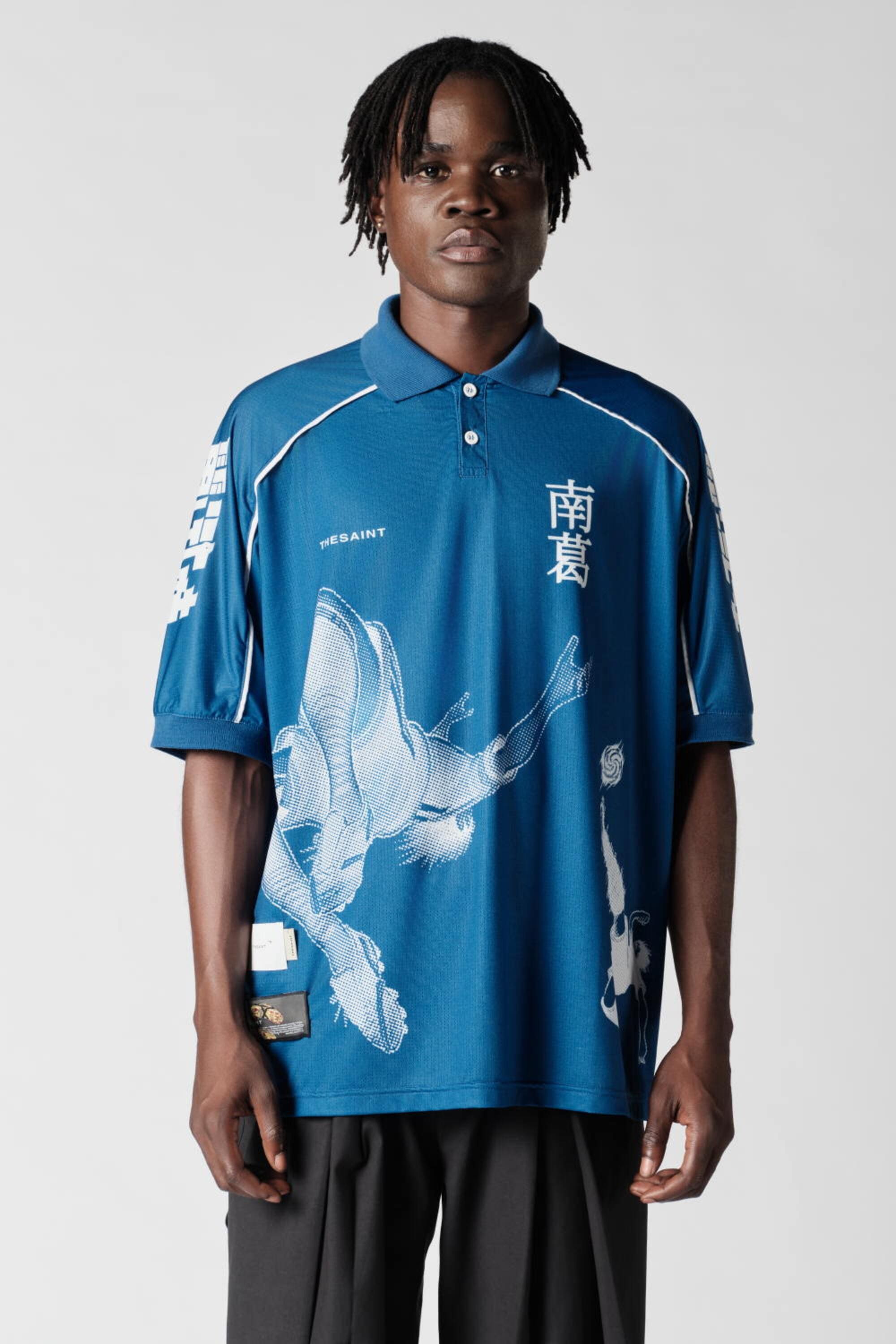 S さん オーダー Jersey TheSaint x Tsubasa Ozora Blue - Collab TheSaint x Captain