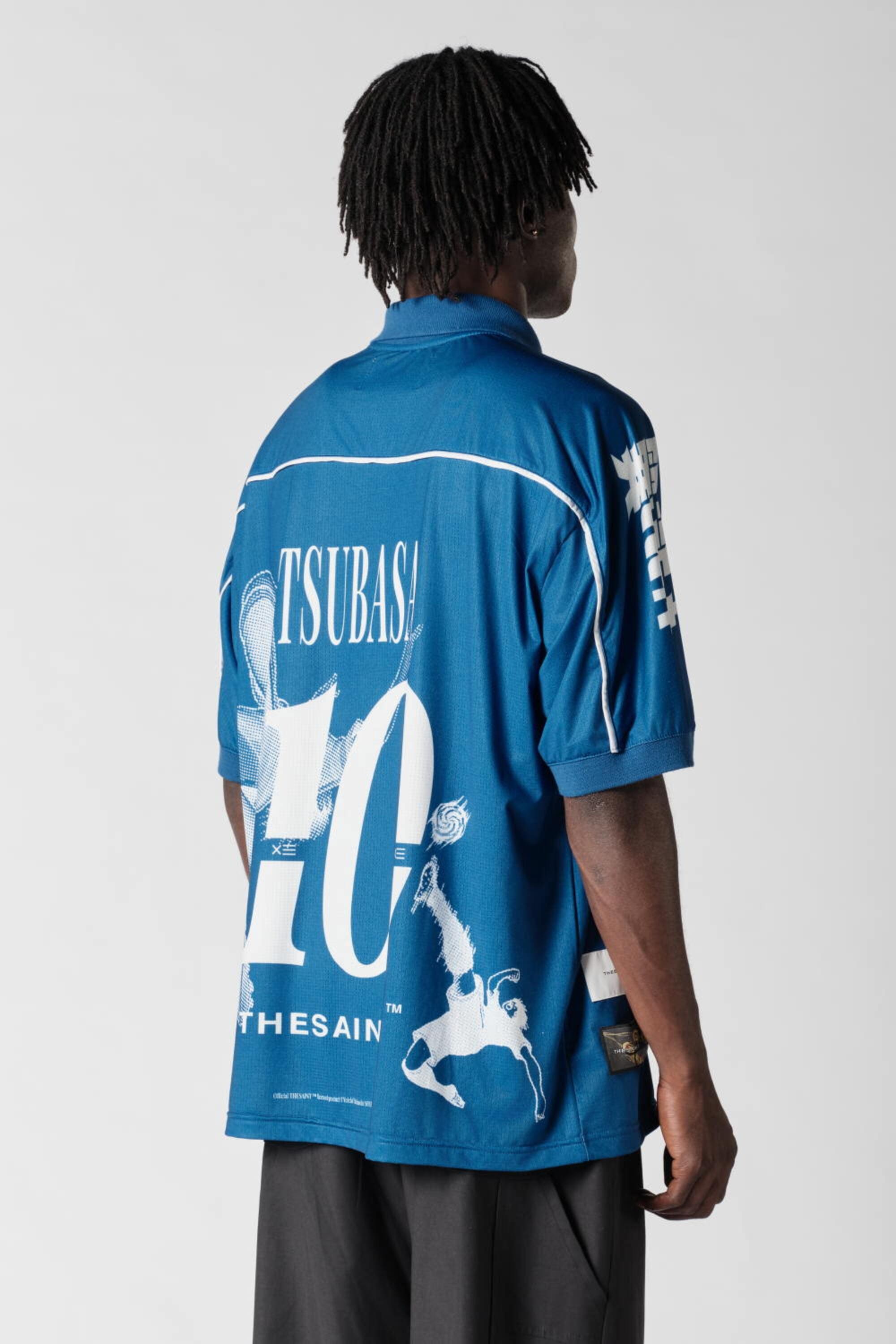 Jersey TheSaint x Tsubasa Ozora Blue - Collab TheSaint x Captain