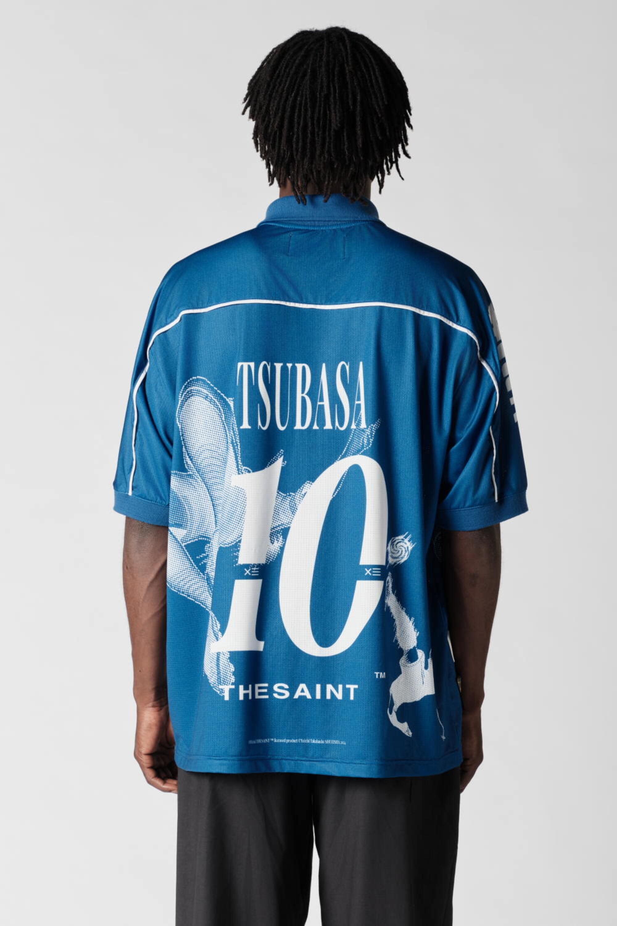 Jersey TheSaint x Tsubasa Ozora Blue - Collab TheSaint x Captain