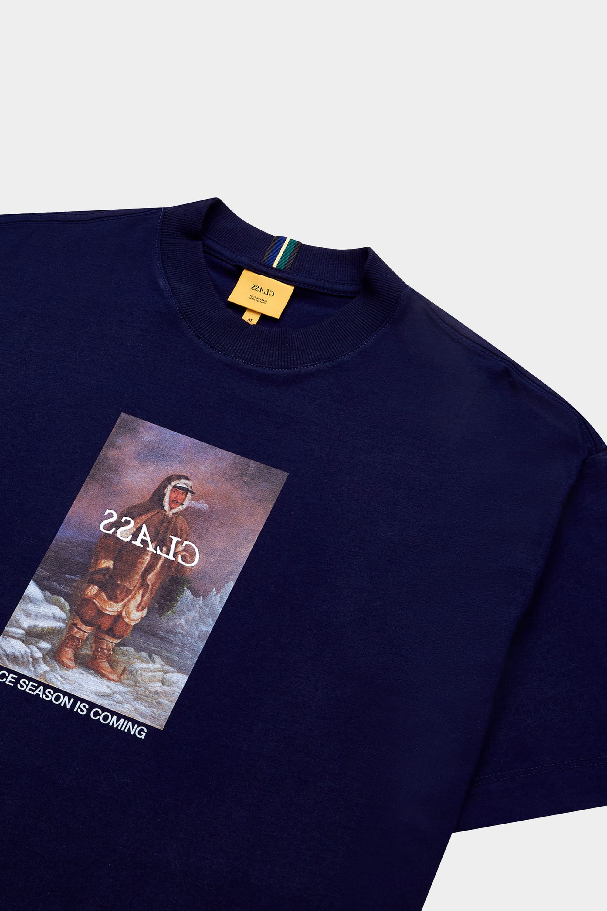 Camiseta Class Ice Navy - Estilo STreetwear Minimalista