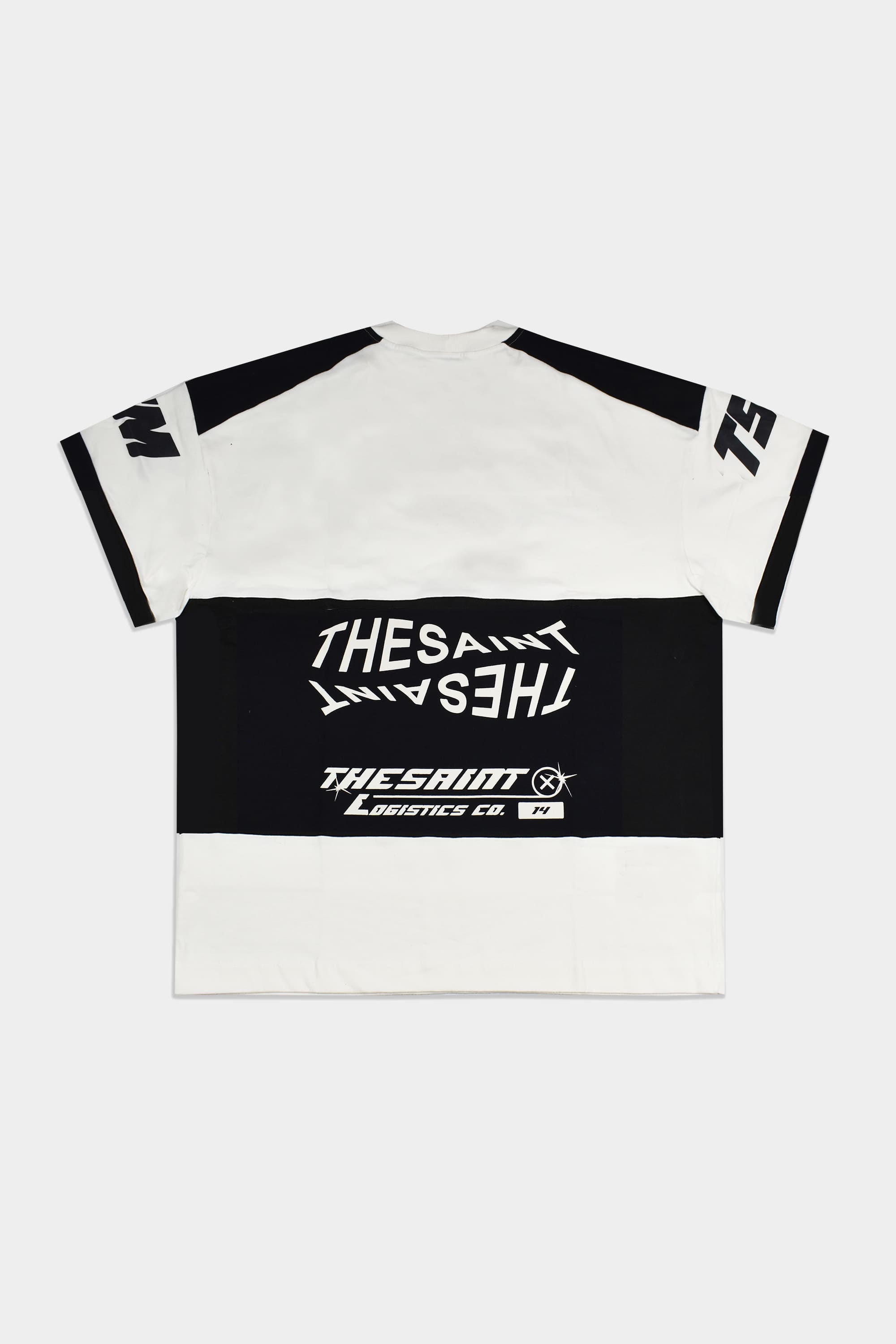 Camiseta TheSaint Oversized Logo Obsession Off White - Streetwear