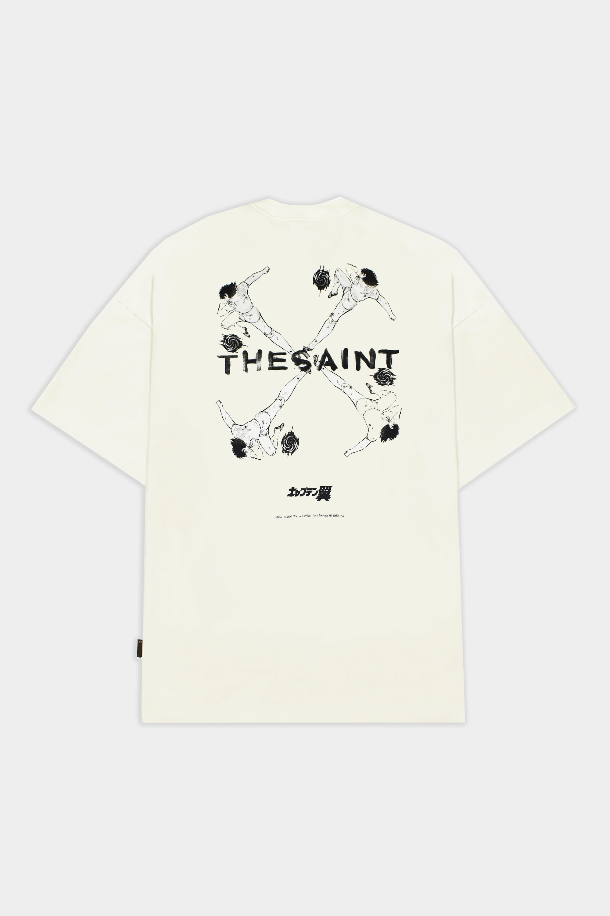 Camiseta TheSaint x Tsubasa Oversized Chapter 64 Black