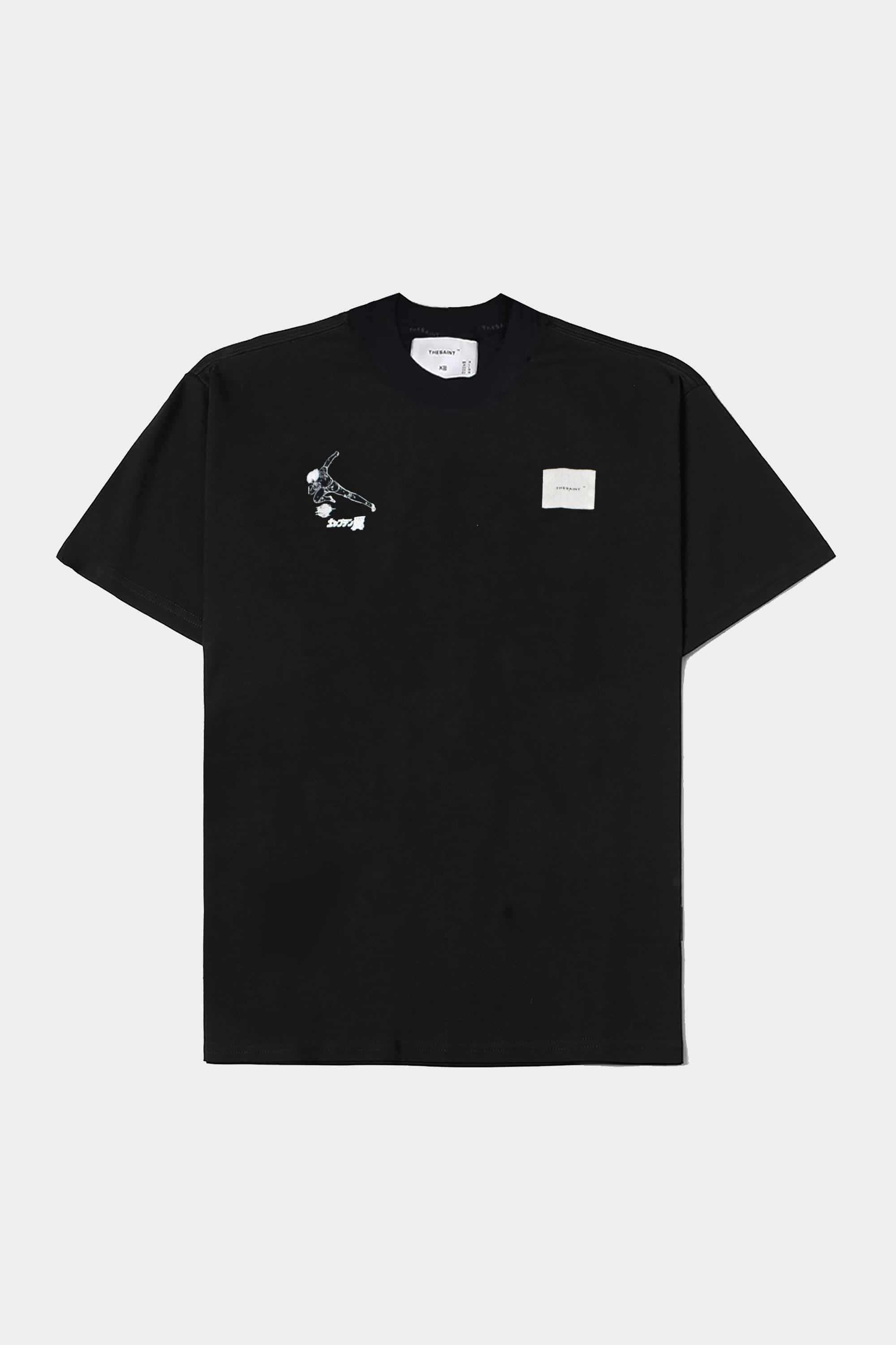 Camiseta TheSaint x Tsubasa Oversized Chapter 80 X Black - Collab