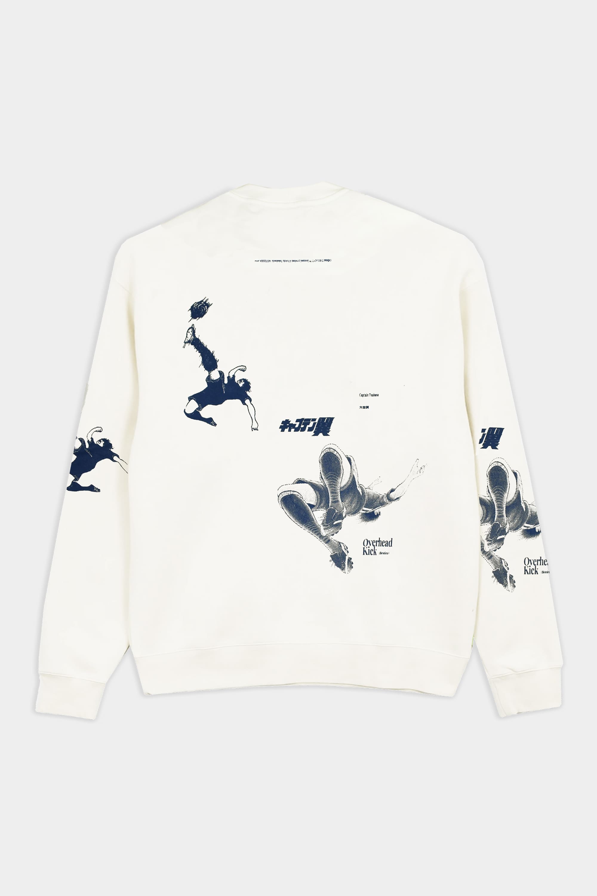 Moletom TheSaint x Tsubasa Crewneck Overhead Kick Off White