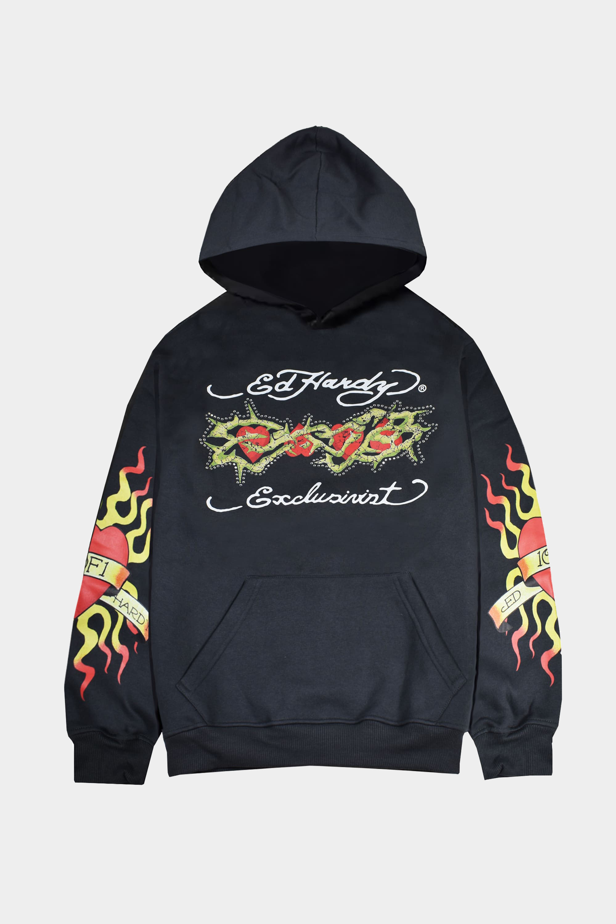 Hardy “H.Cholmondeley-Pennll” Moletom Exclusivist (1OF1) X Ed Hardy Protected Hearts Grey