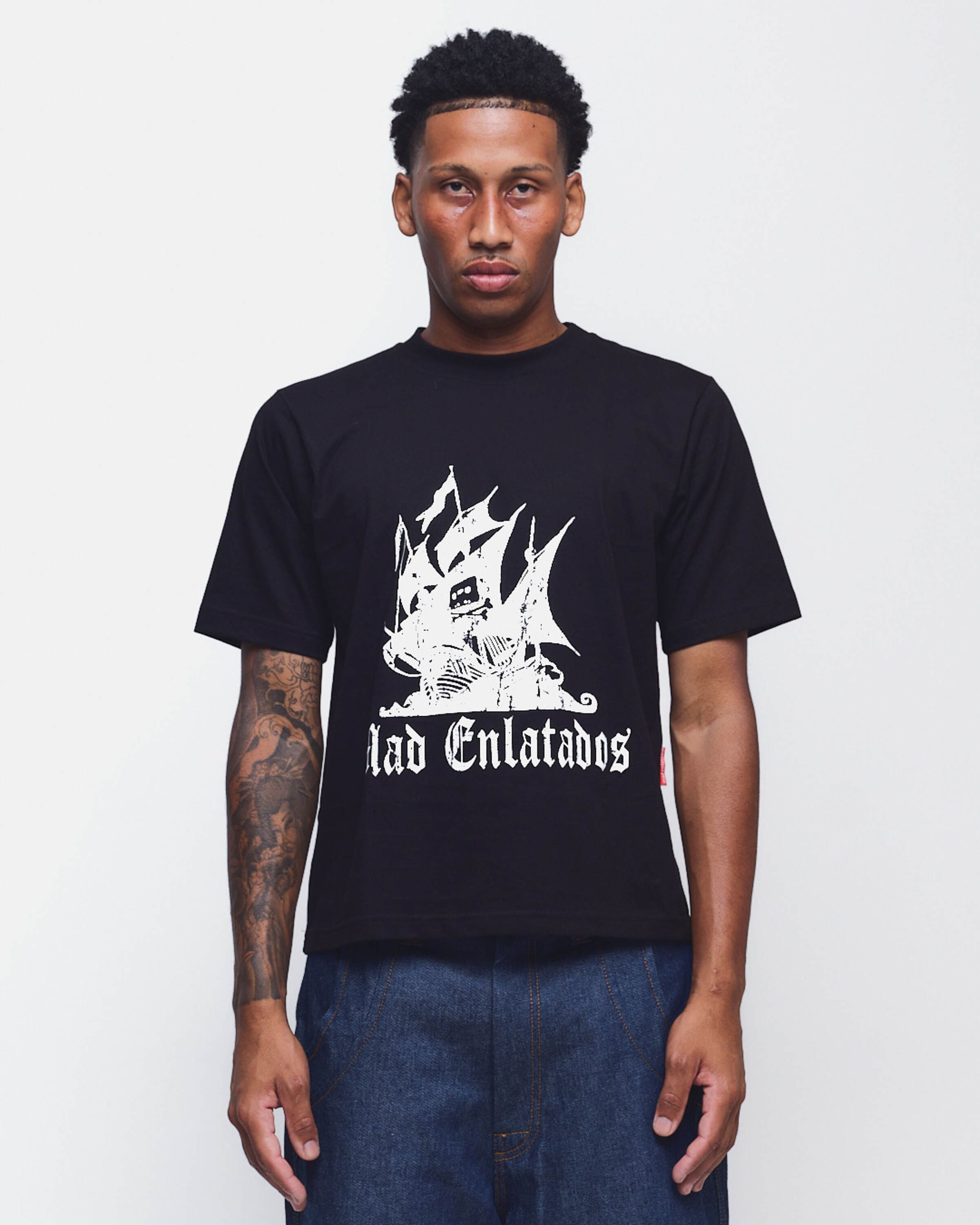 MADGIRL MADPUNK Tシャツ あみあみ Camiseta Mad Enlatados Ghillie (Black)