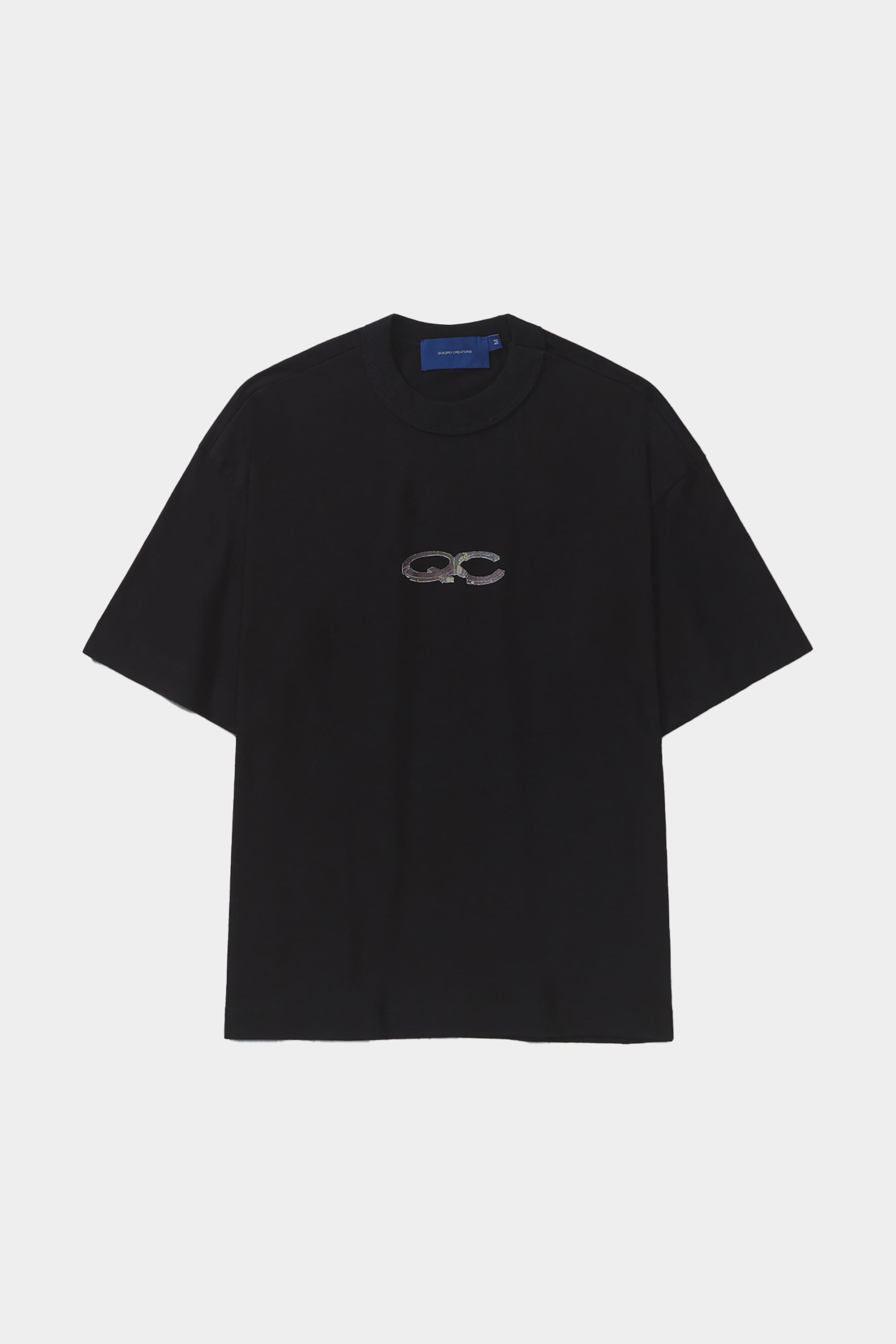 Camiseta Quadro Creations Agentes Boxy Black – 100% Algodão 250GSM