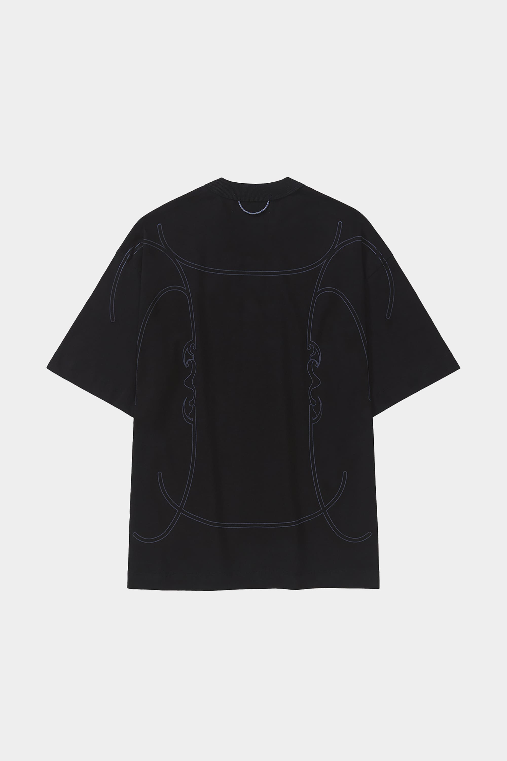 Camiseta Quadro Creations Linhas Boxy – 100% Algodão 250GSM | Blue