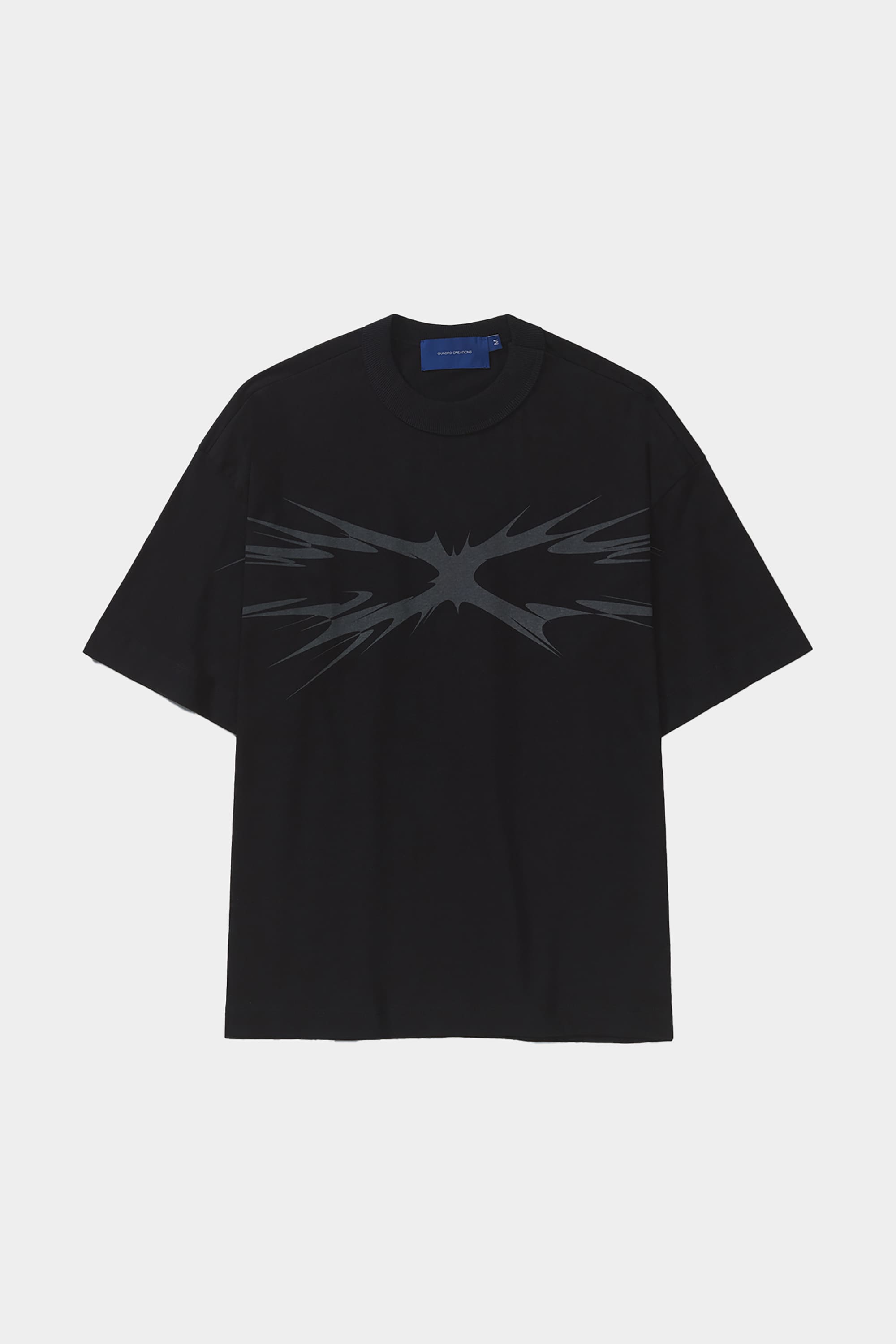 Camiseta Quadro Creations Spikes Boxy – 100% Algodão 250GSM | Blue