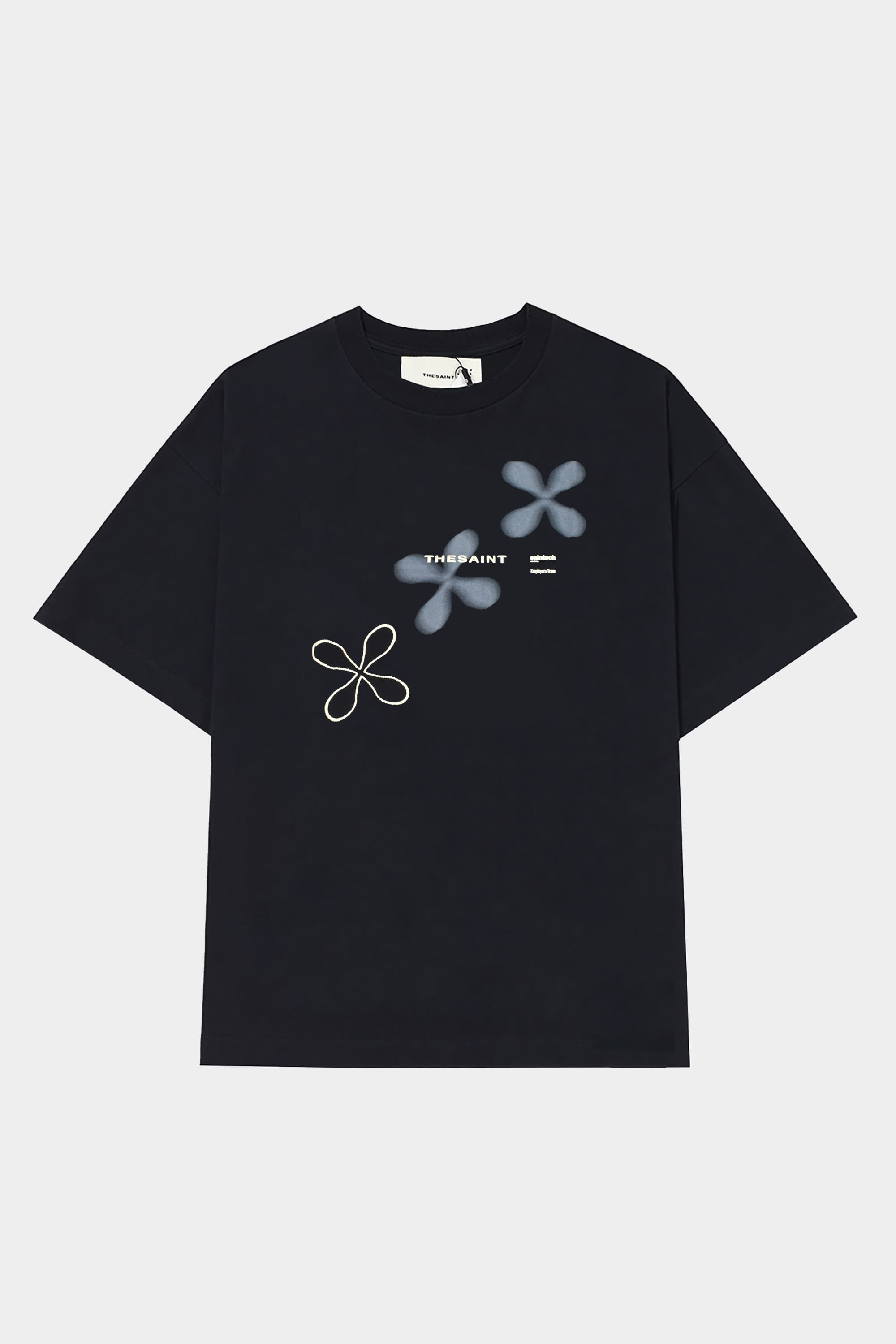 Camiseta TheSaint Oversized Propeller Black - Streetwear Autêntico