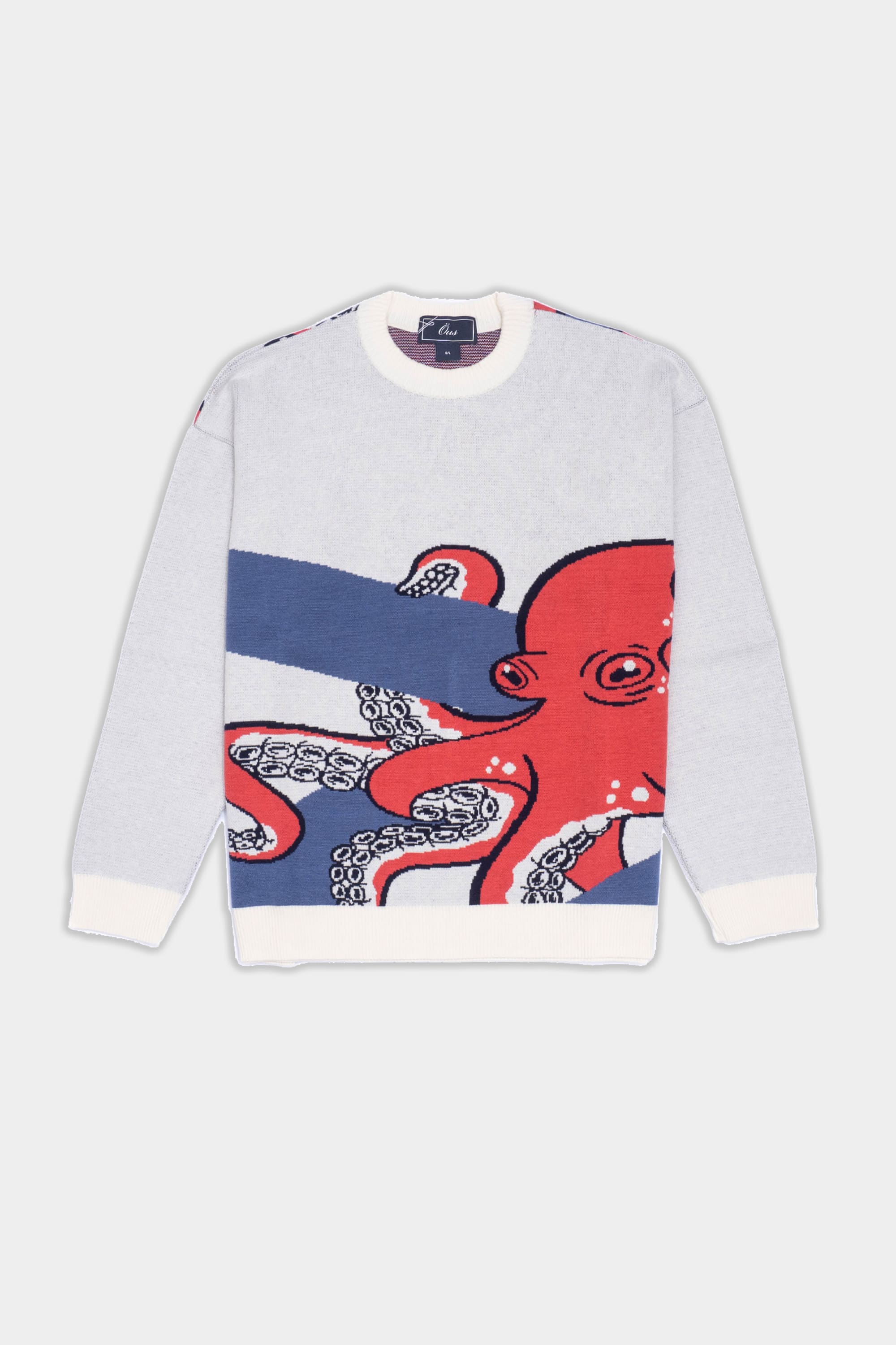 Suéter ÖUS Imperial Octupus Pristine — Jacquard de Tricô com