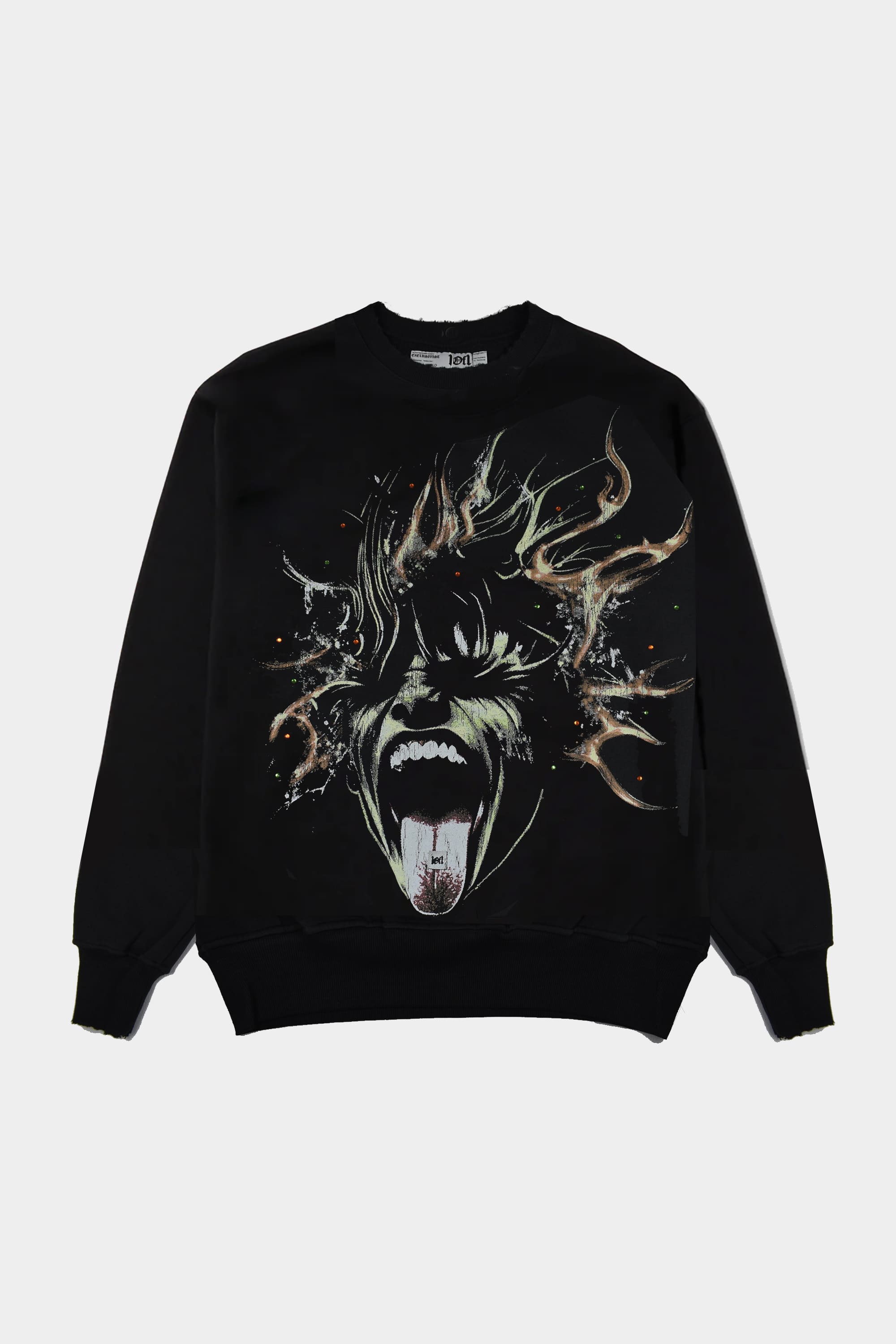 Lunatic Mode配布デモ『71』 Moletom Exclusivist 1OF1 Crewneck High Off Life Black - Streetwear