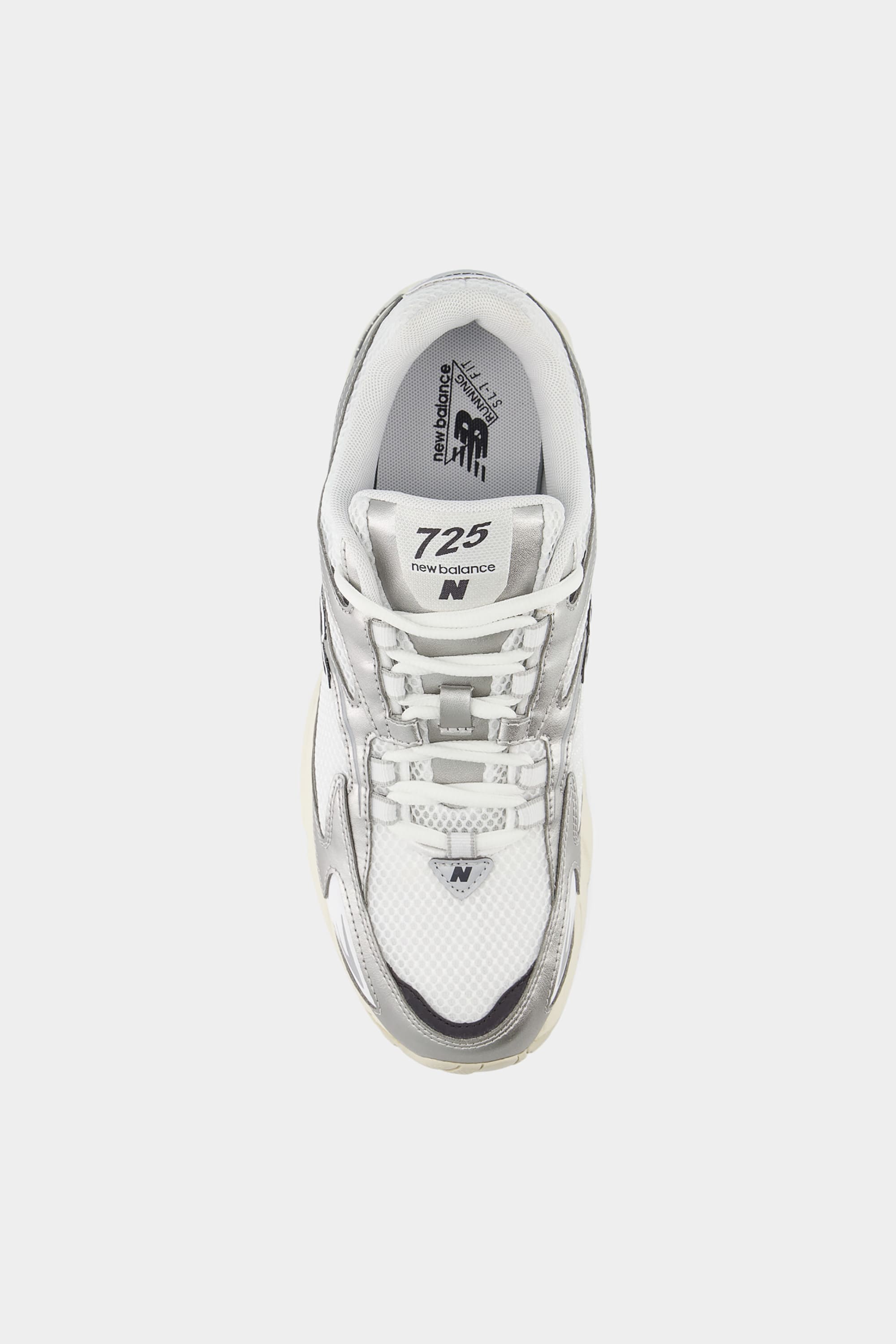 New Balance 725 White/Grey/Silver Metalic – Estilo Y2K e Conforto