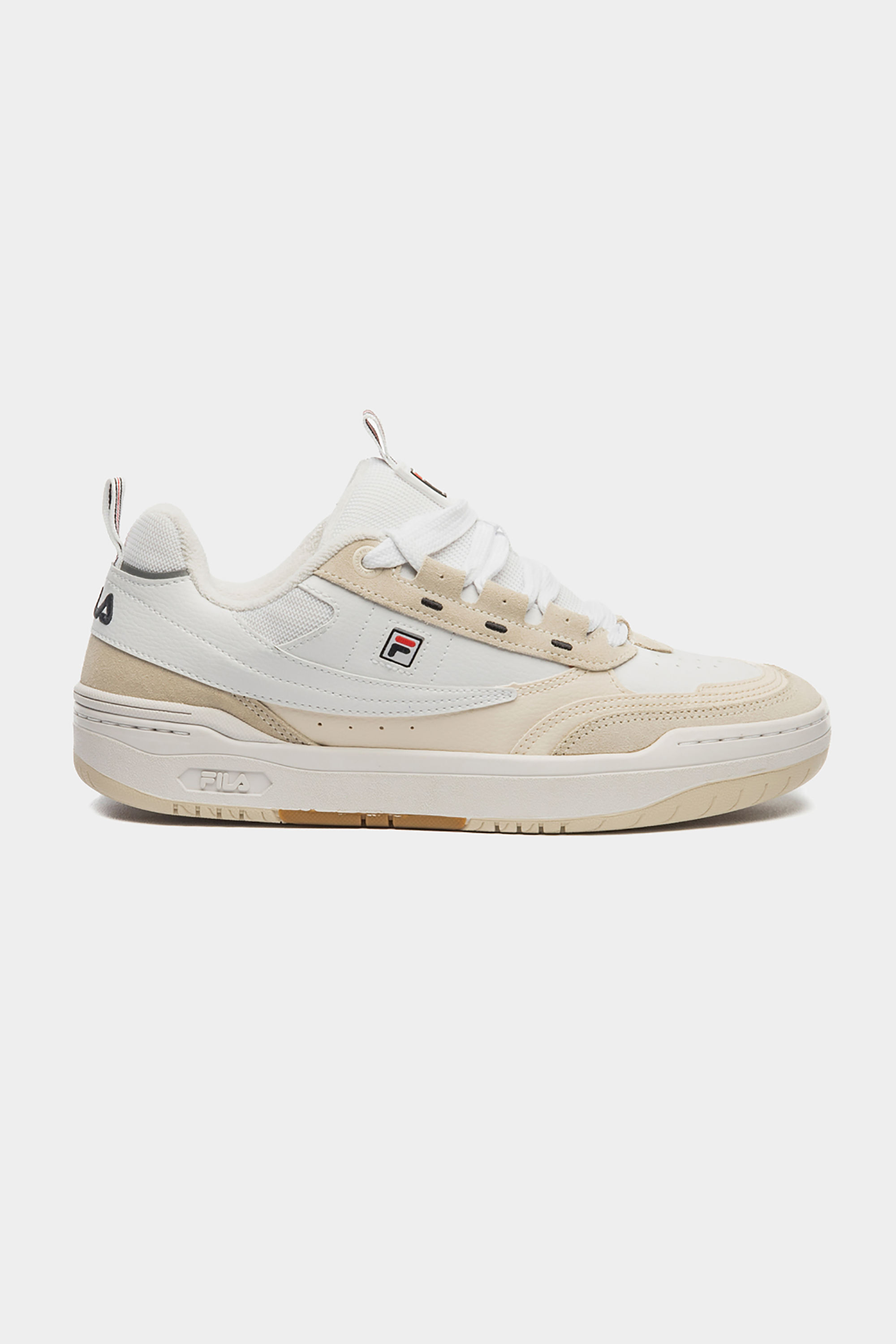 Tênis FILA X2K Beige White Chunky, Retrô Anos 2000, Lifestyle