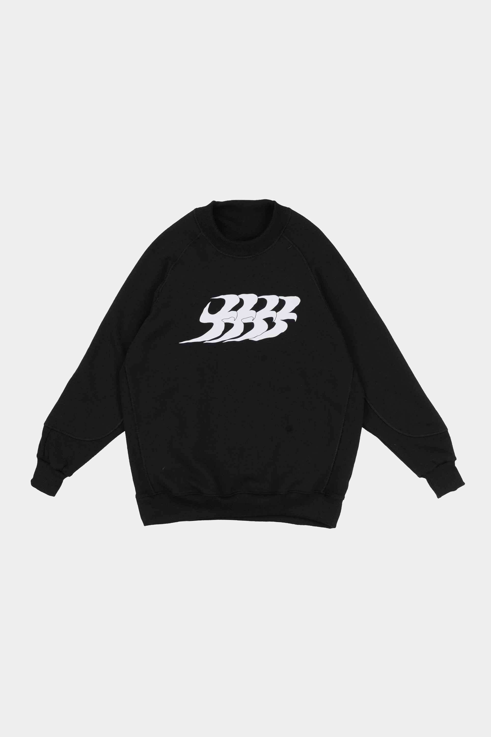 Moletom Barra Crew Crewneck Esportivo Raglan Black - Streetwear