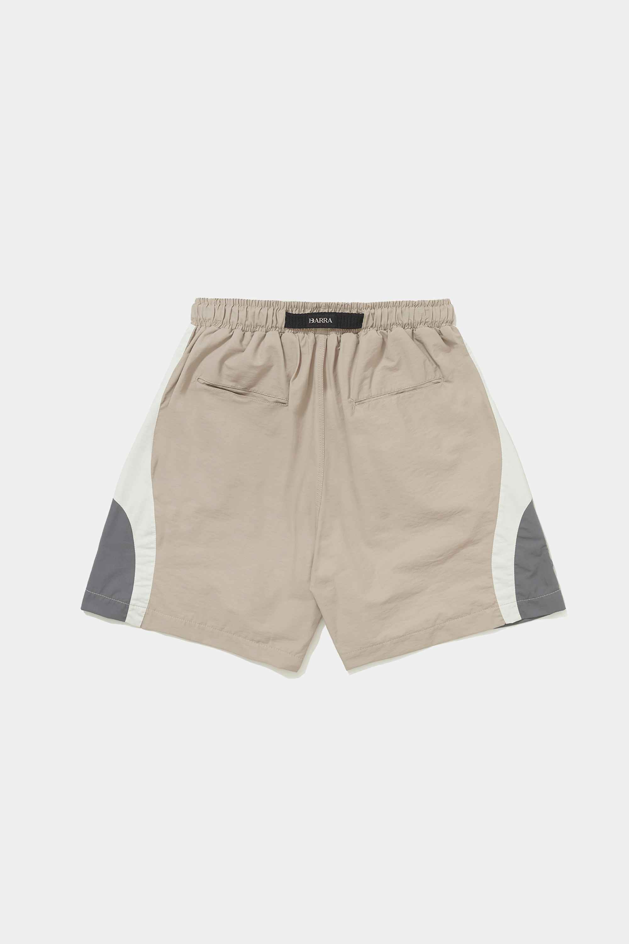 Shorts Barra Crew B Garça Circular Beige Streetwear