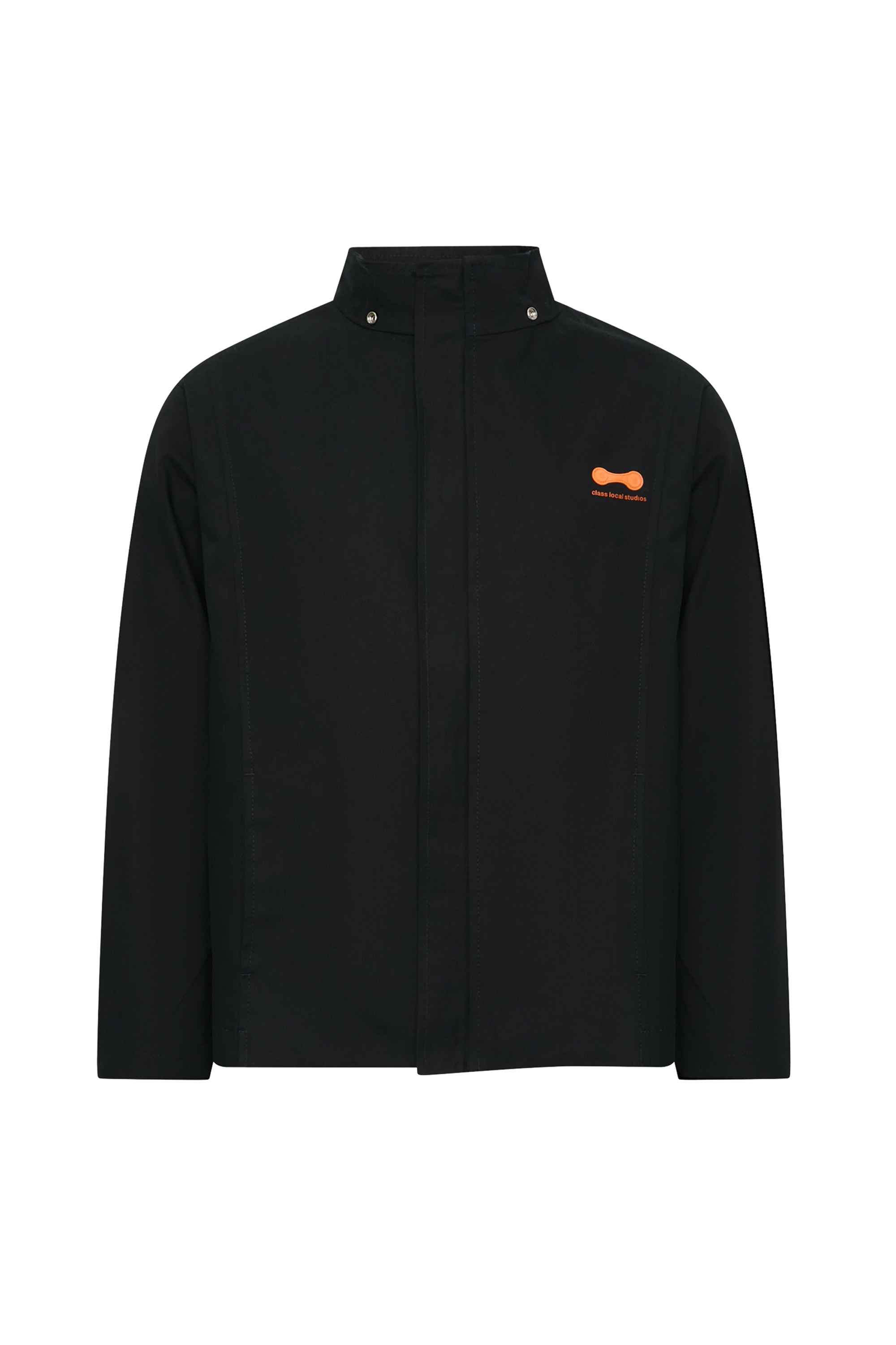 Jaqueta Class Canvas Black/Orange – Workwear Contemporâneo
