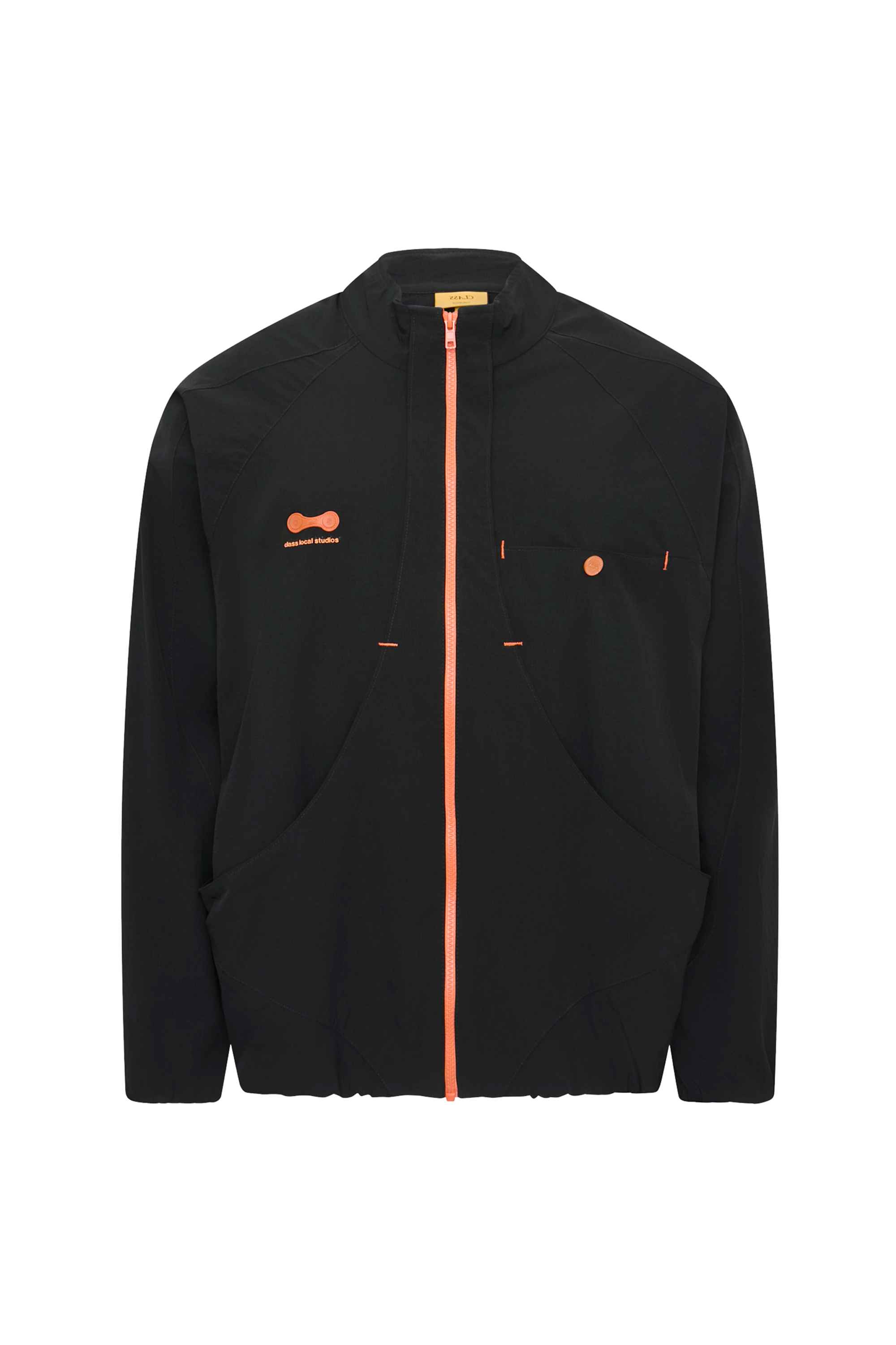 Jaqueta Class Sport Stella Black/Orange – Estilo Técnico e Esportivo