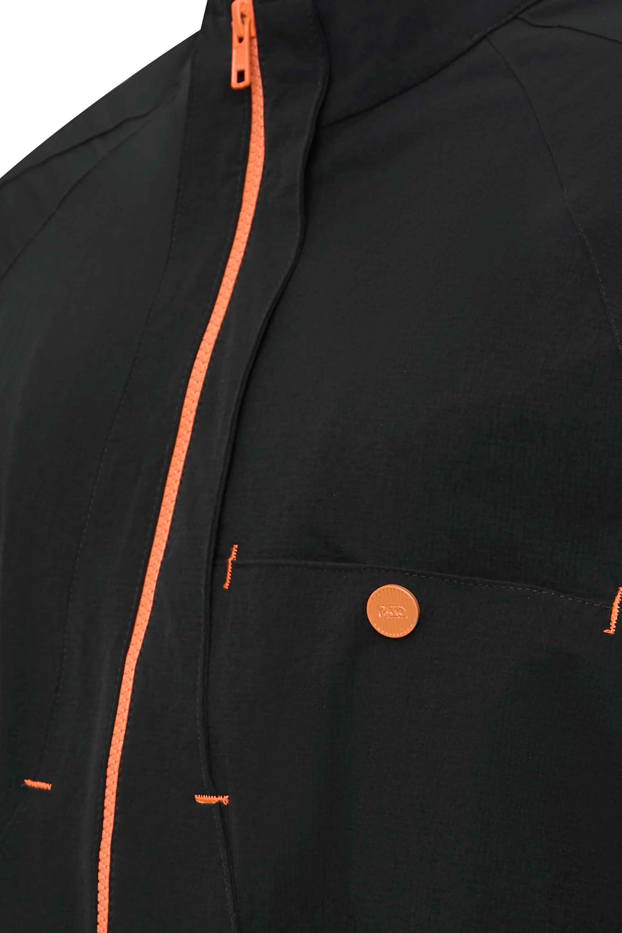 Jaqueta Class Sport Stella Black/Orange – Estilo Técnico e Esportivo